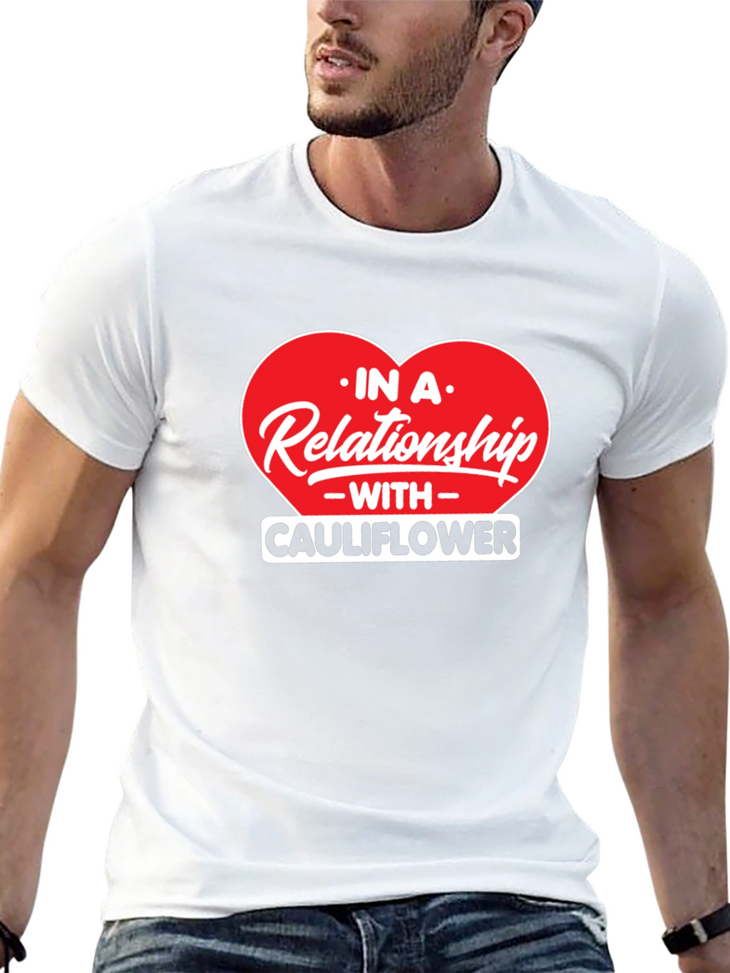 In A Relationship With Cauliflower Graphic Tee