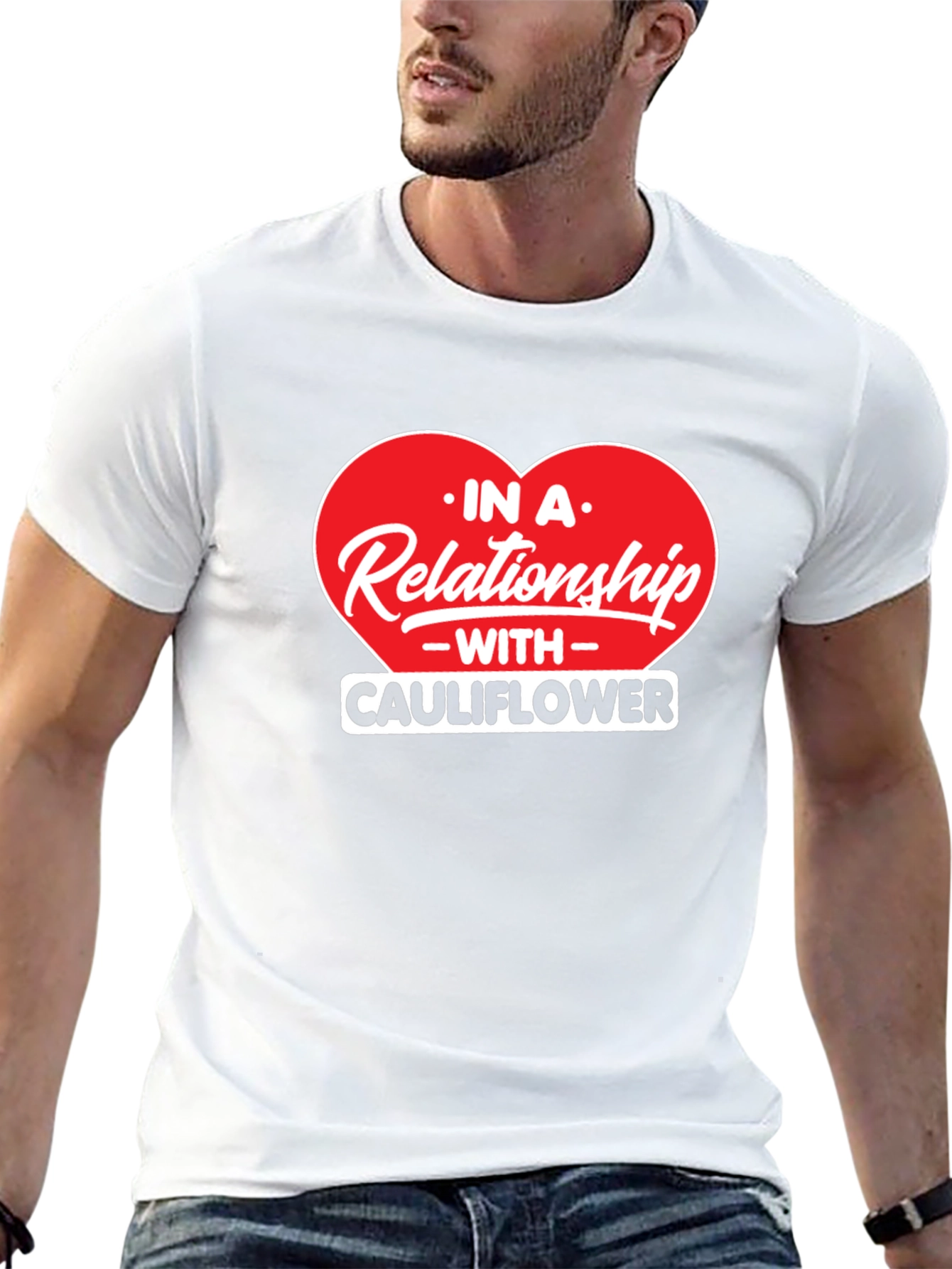 In A Relationship With Cauliflower Graphic Tee