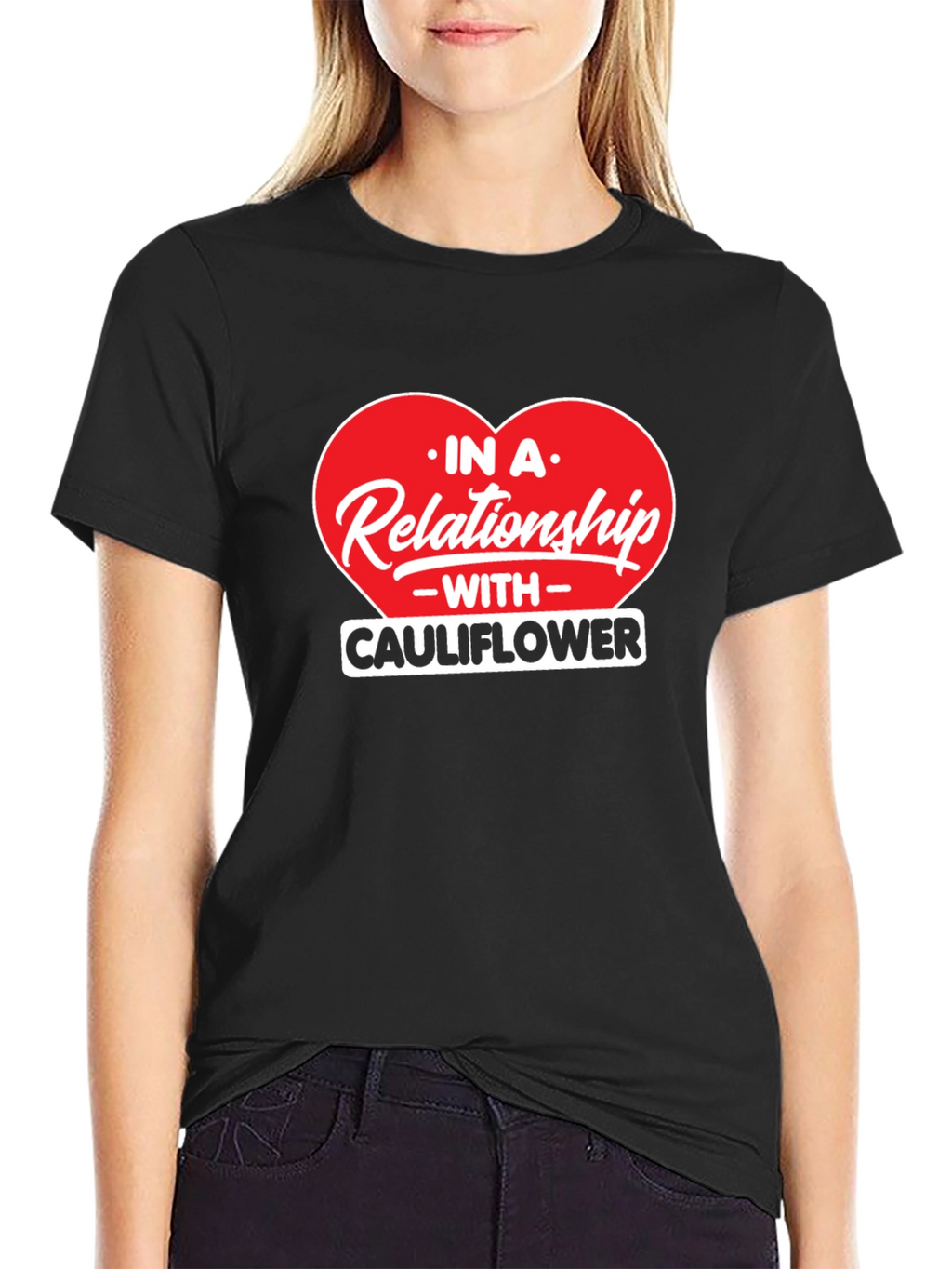 In A Relationship With Cauliflower Graphic Tee