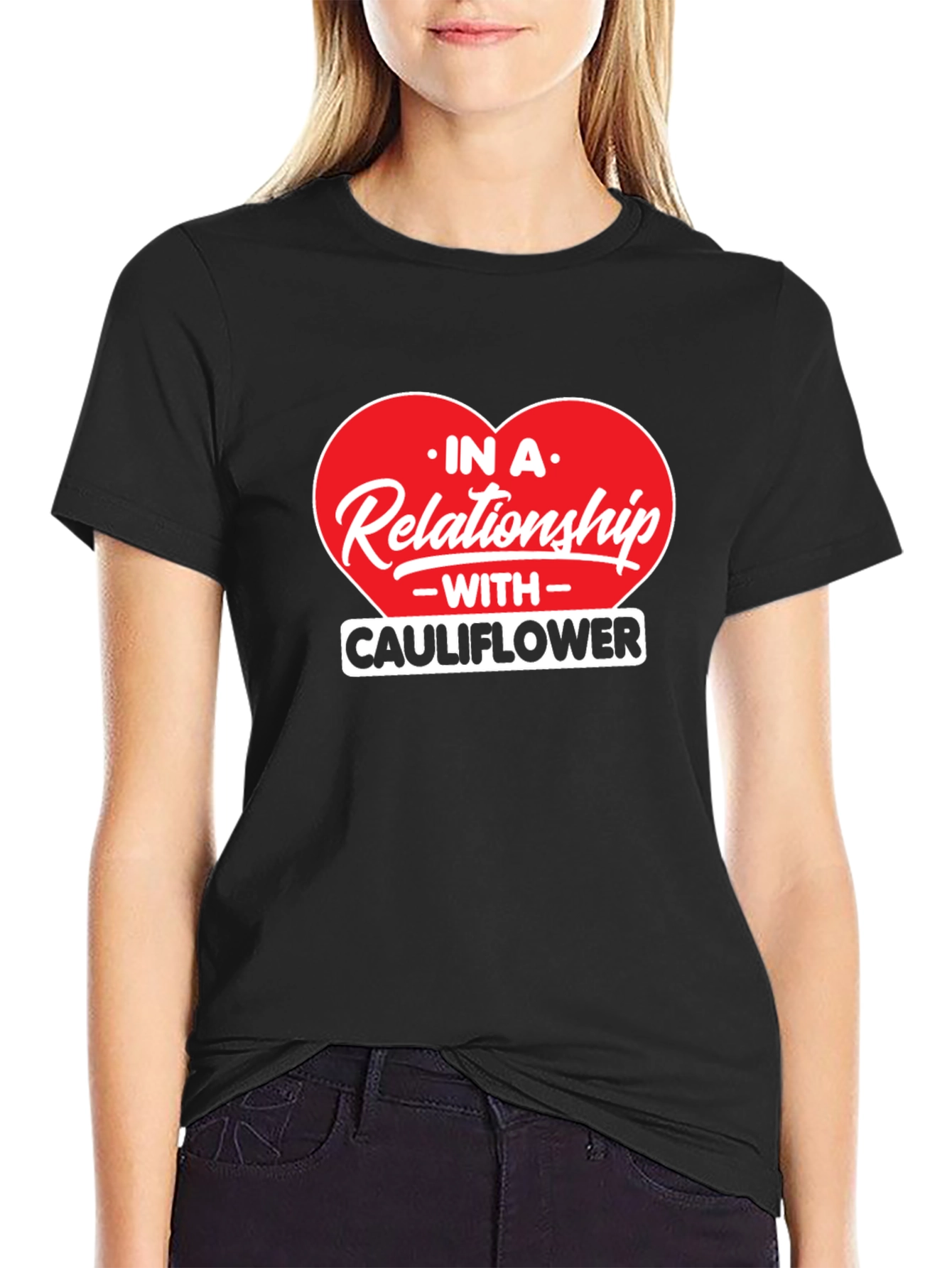 In A Relationship With Cauliflower Graphic Tee