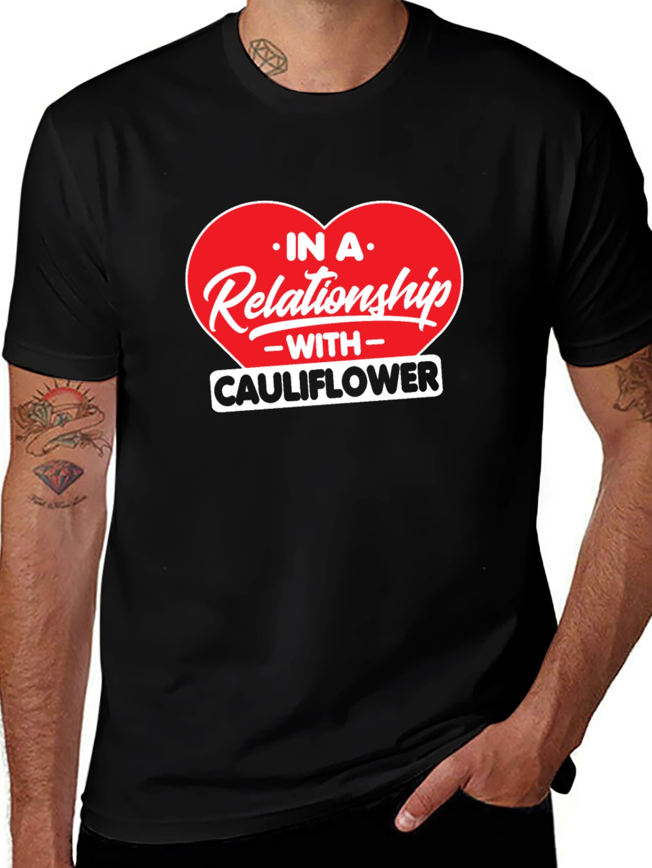 In A Relationship With Cauliflower Graphic Tee