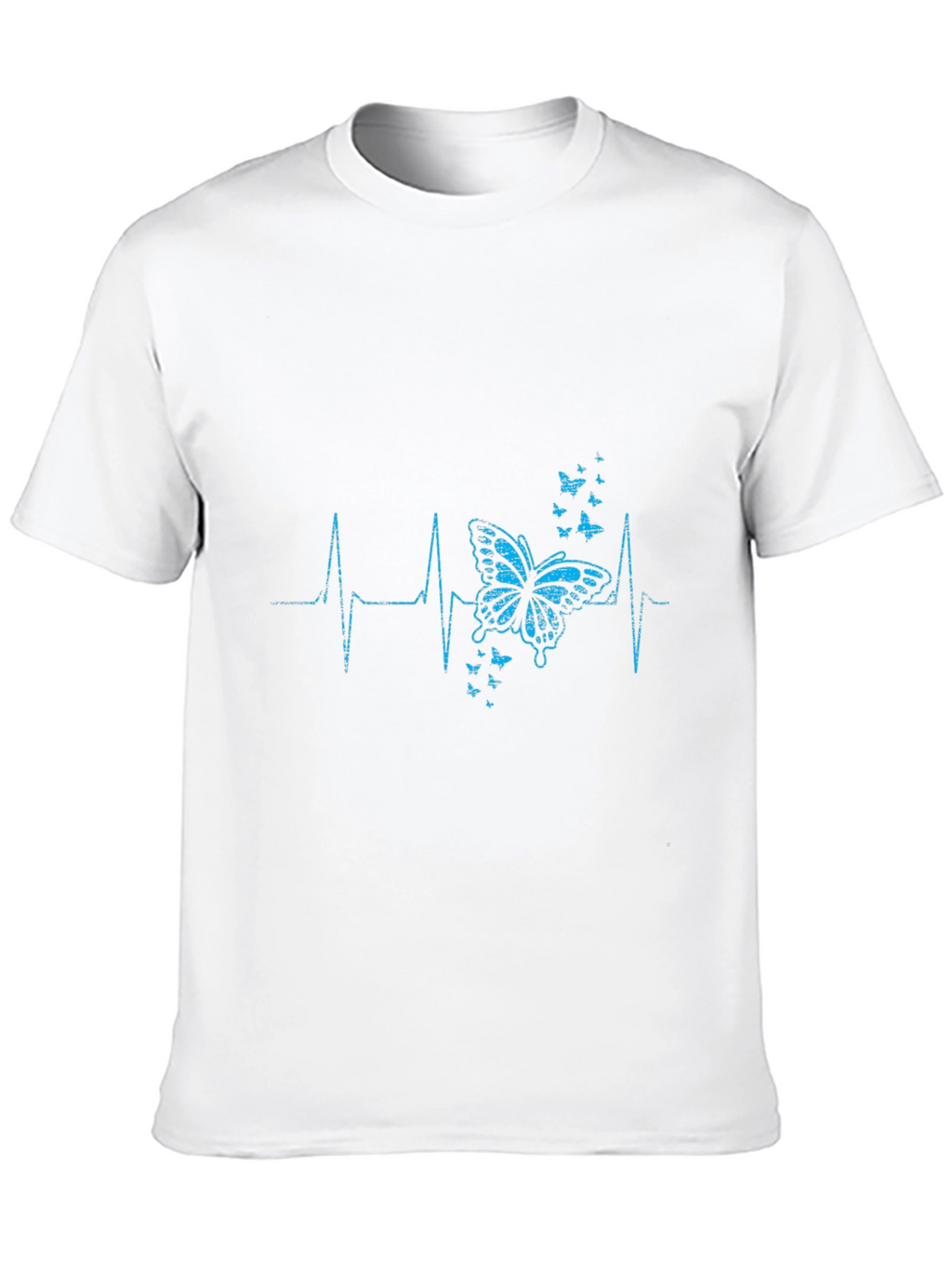 Butterfly Heartbeat T-Shirt - Stylish Graphic Tee