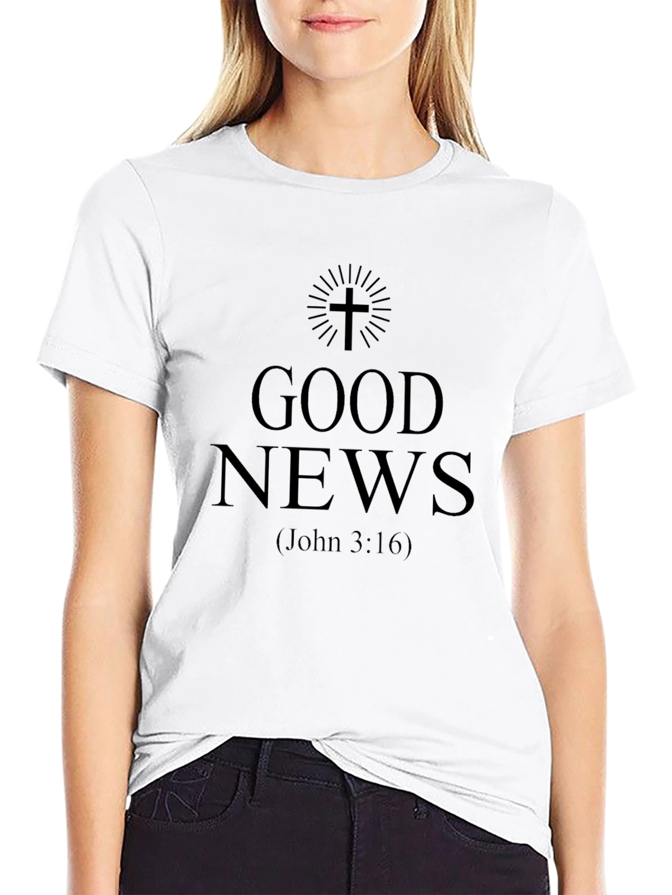 Good News John 3:16 Christian T-Shirt