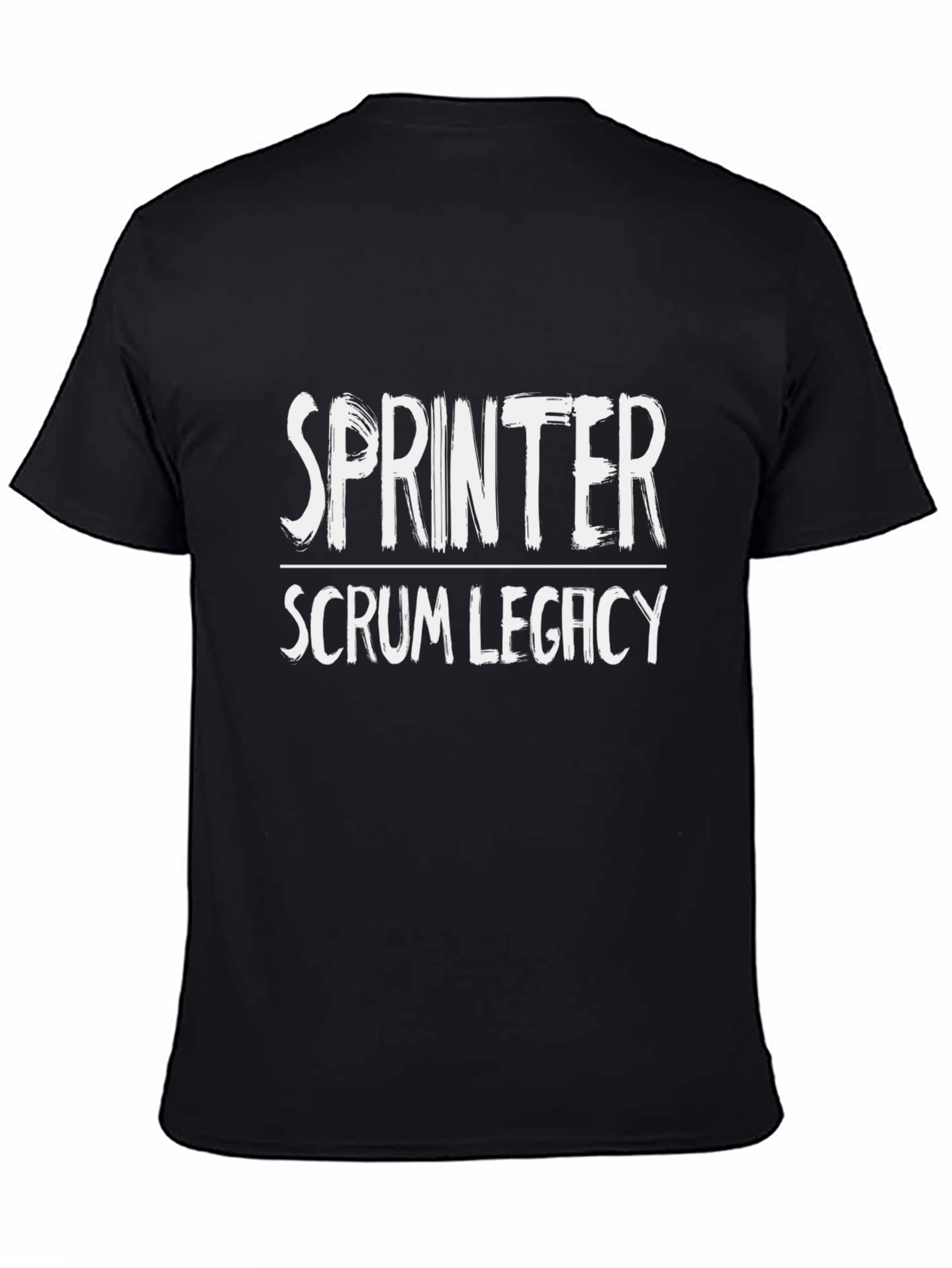 Sprinter Scrum Legacy Black T-Shirt