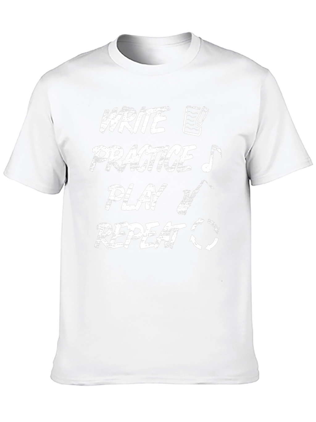 Write Practice Play Repeat Graphic T-Shirt