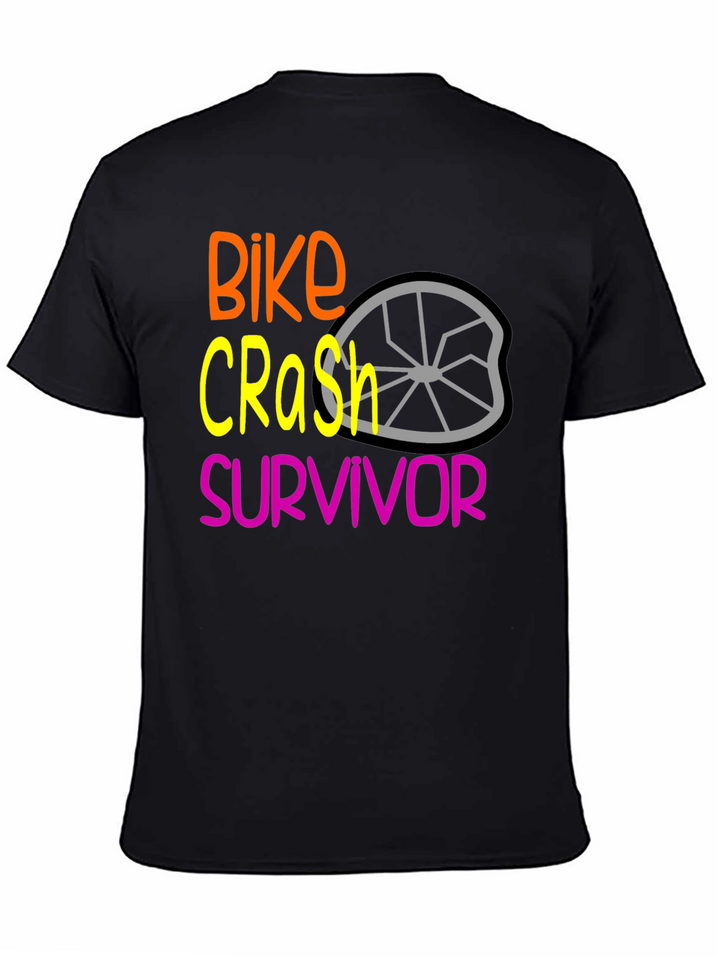 Bike Crash Survivor Graphic T-Shirt