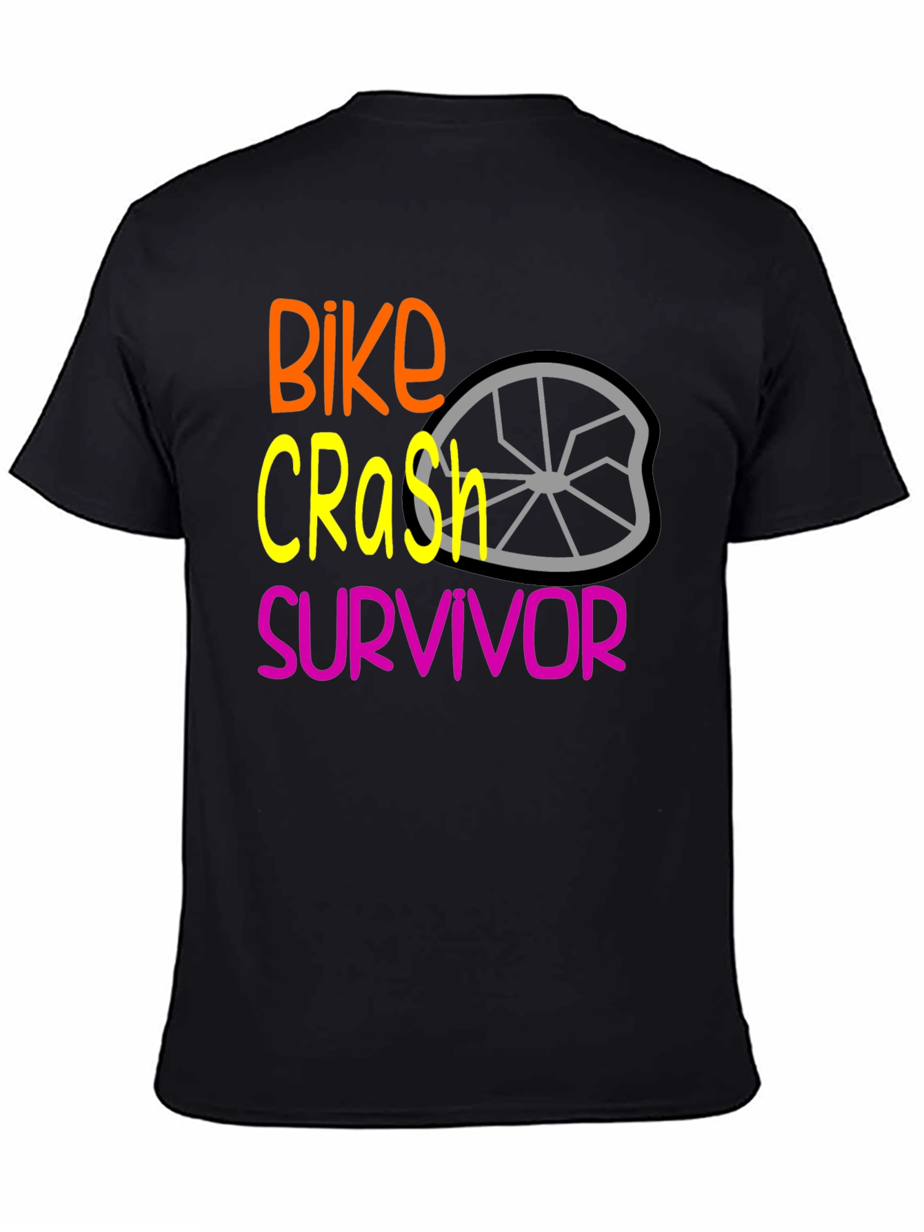Bike Crash Survivor Graphic T-Shirt