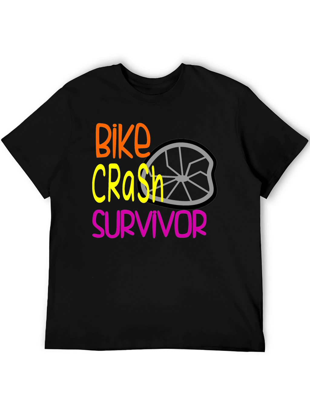 Bike Crash Survivor Graphic T-Shirt