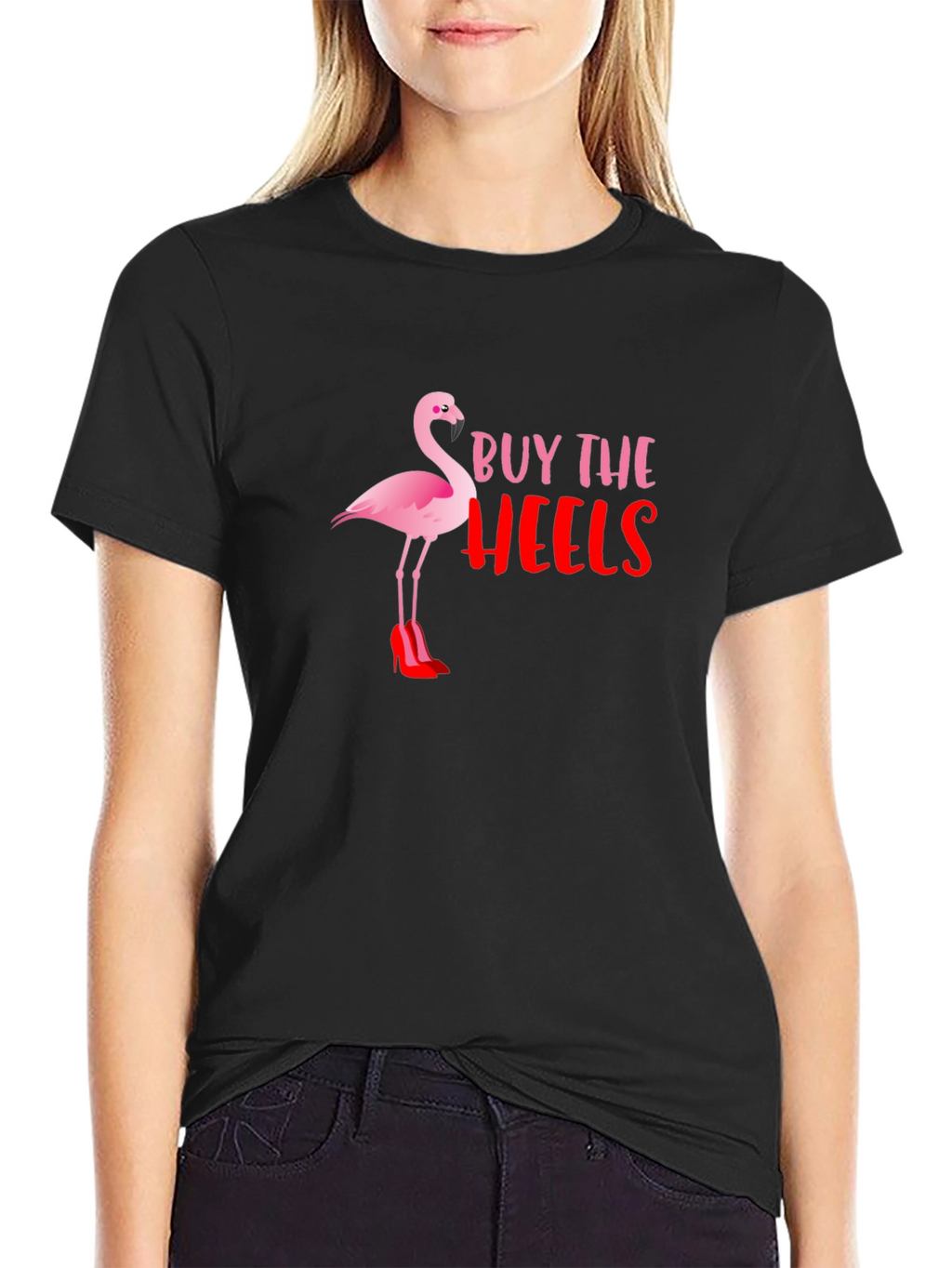 Buy The Heels Flamingo Graphic T-Shirt