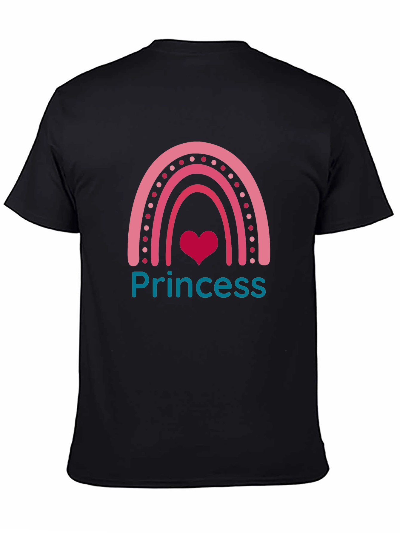 Princess Rainbow Heart T-Shirt - Cute & Stylish!