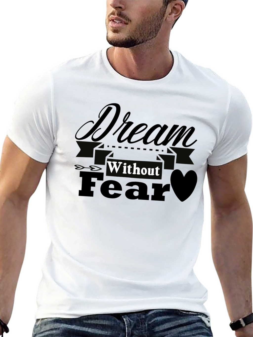 Dream Without Fear Black T-Shirt