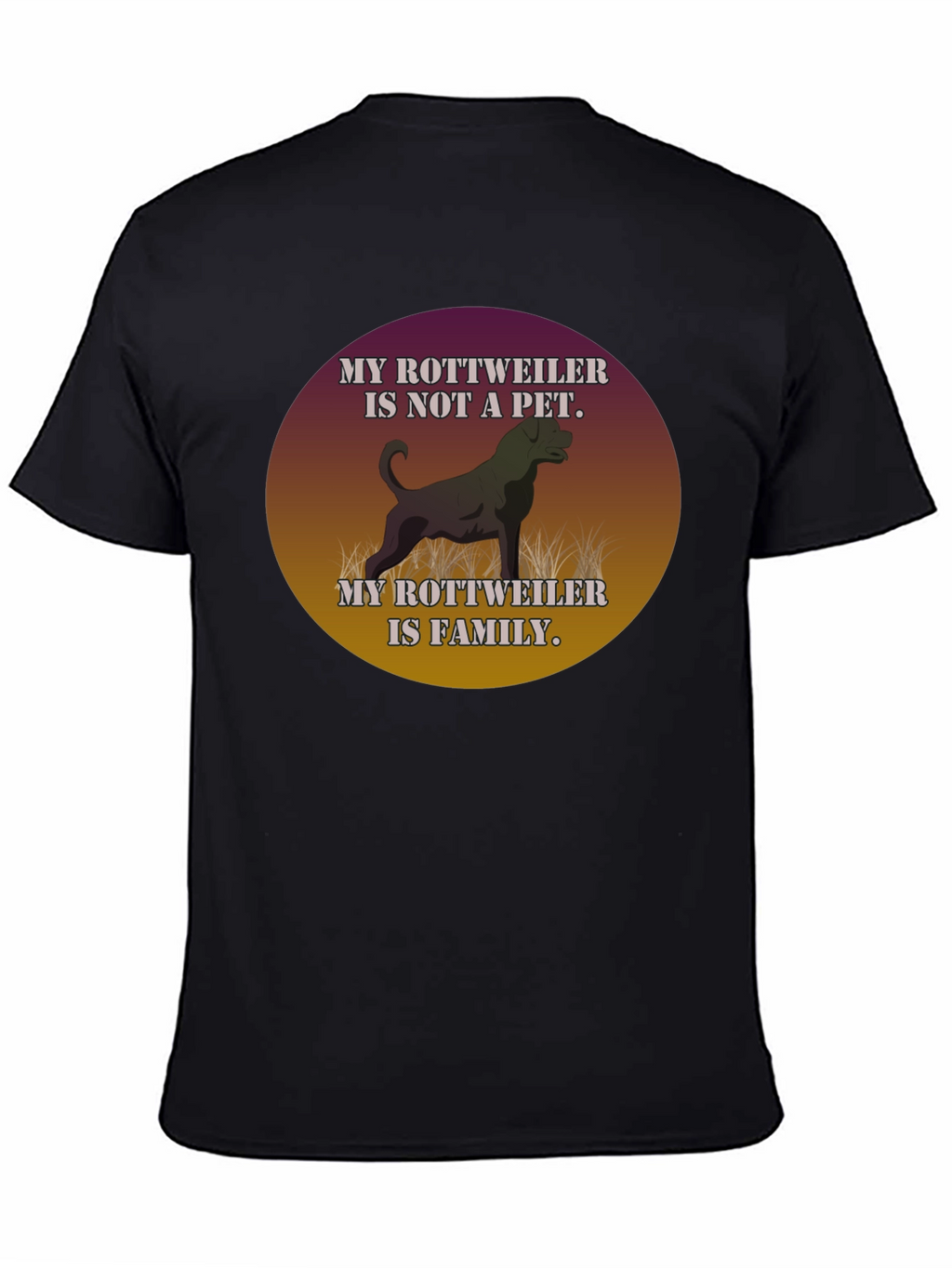 Rottweiler Family T-Shirt Dog Lover Tee