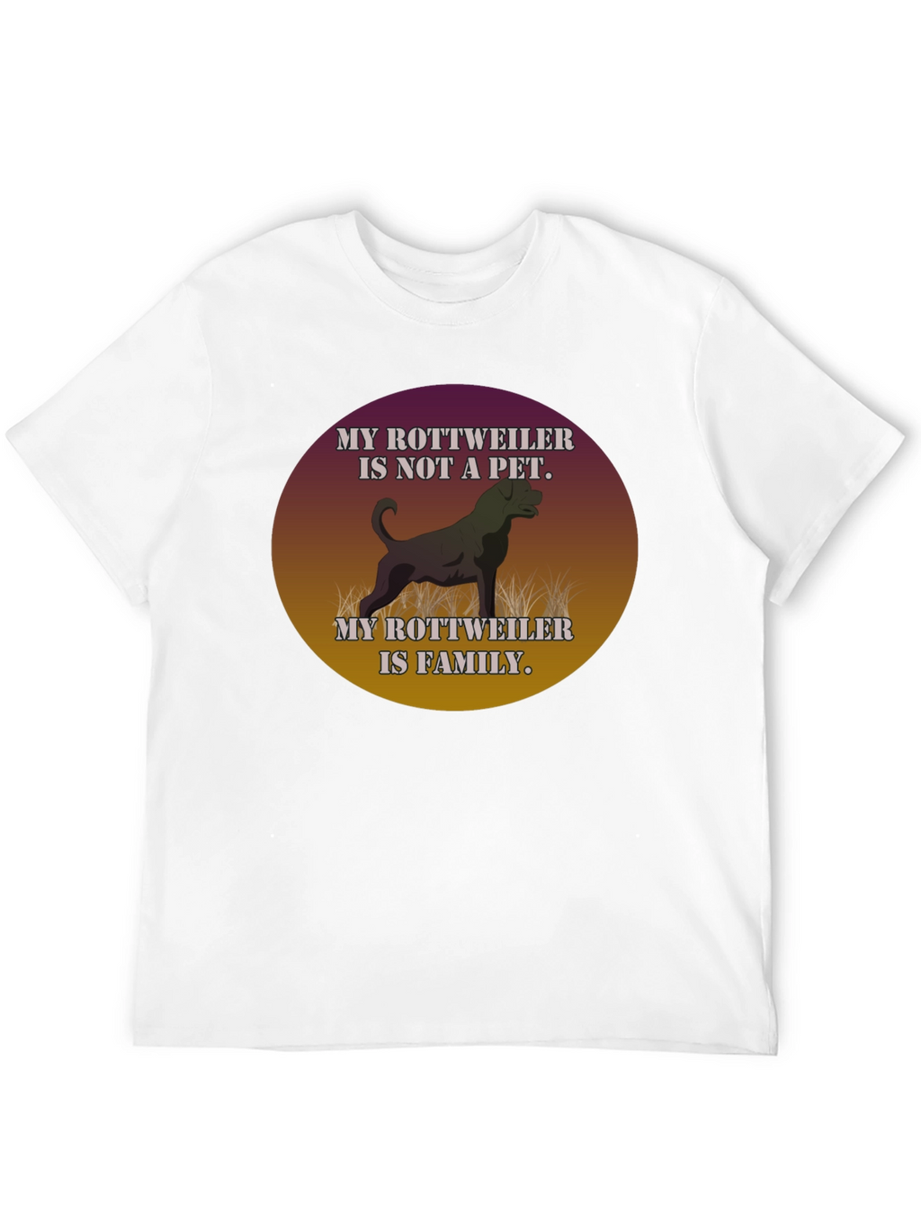 Rottweiler Family T-Shirt Dog Lover Tee