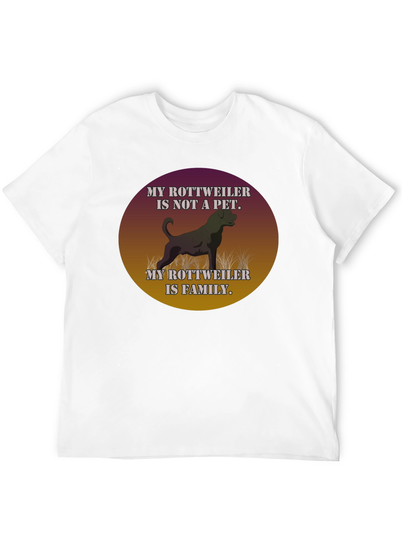 Rottweiler Family T-Shirt Dog Lover Tee
