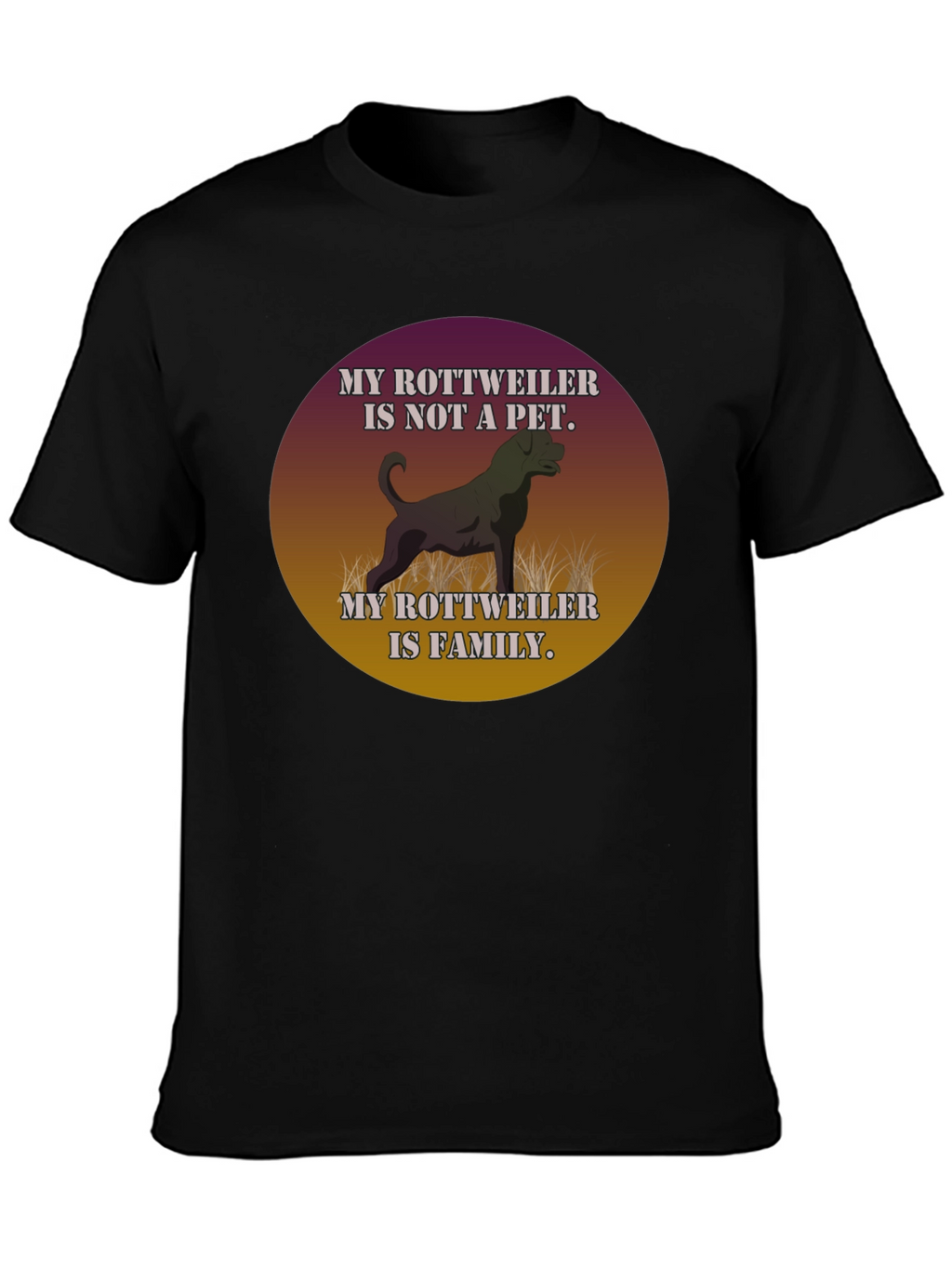 Rottweiler Family T-Shirt Dog Lover Tee