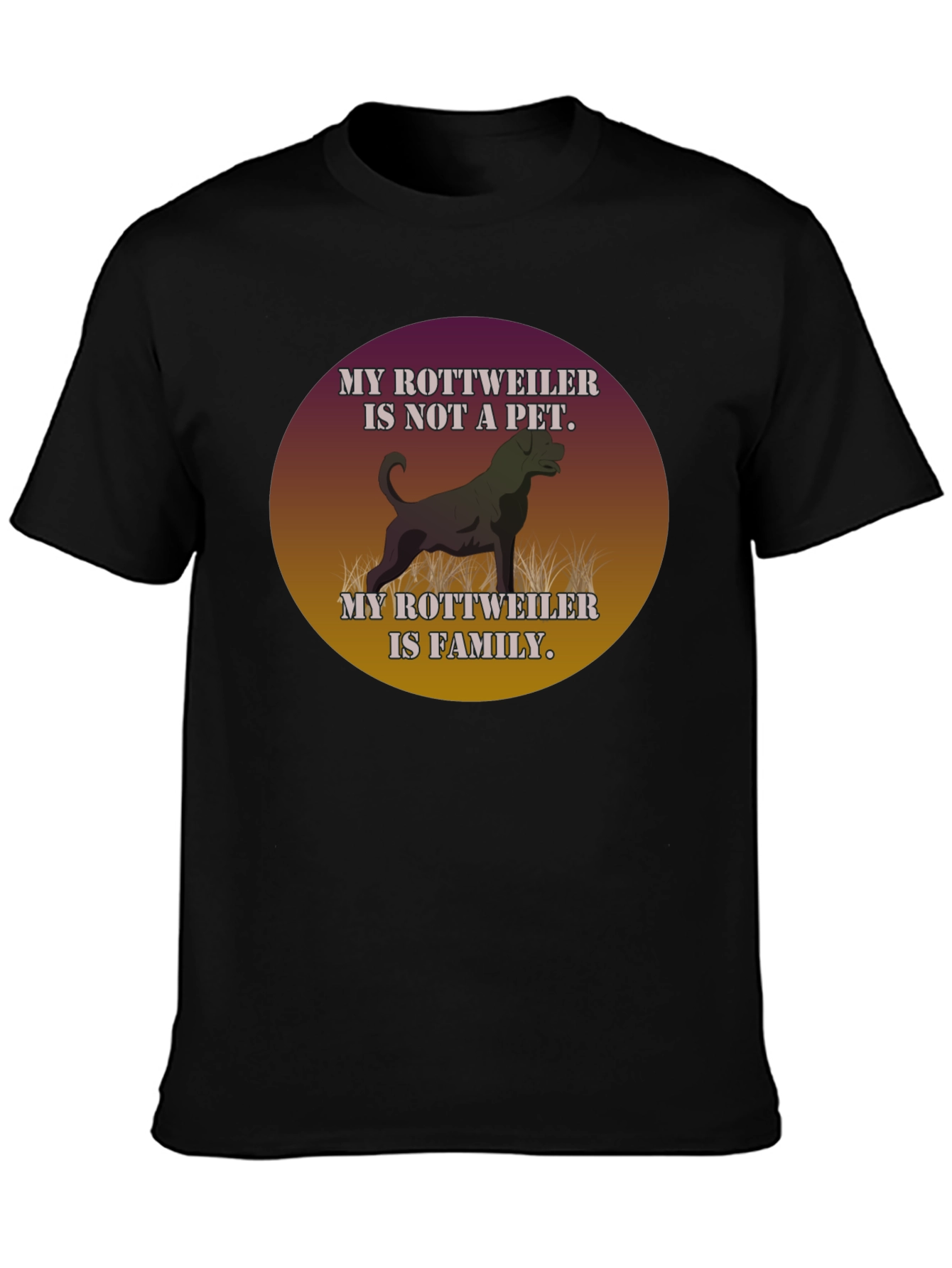 Rottweiler Family T-Shirt Dog Lover Tee