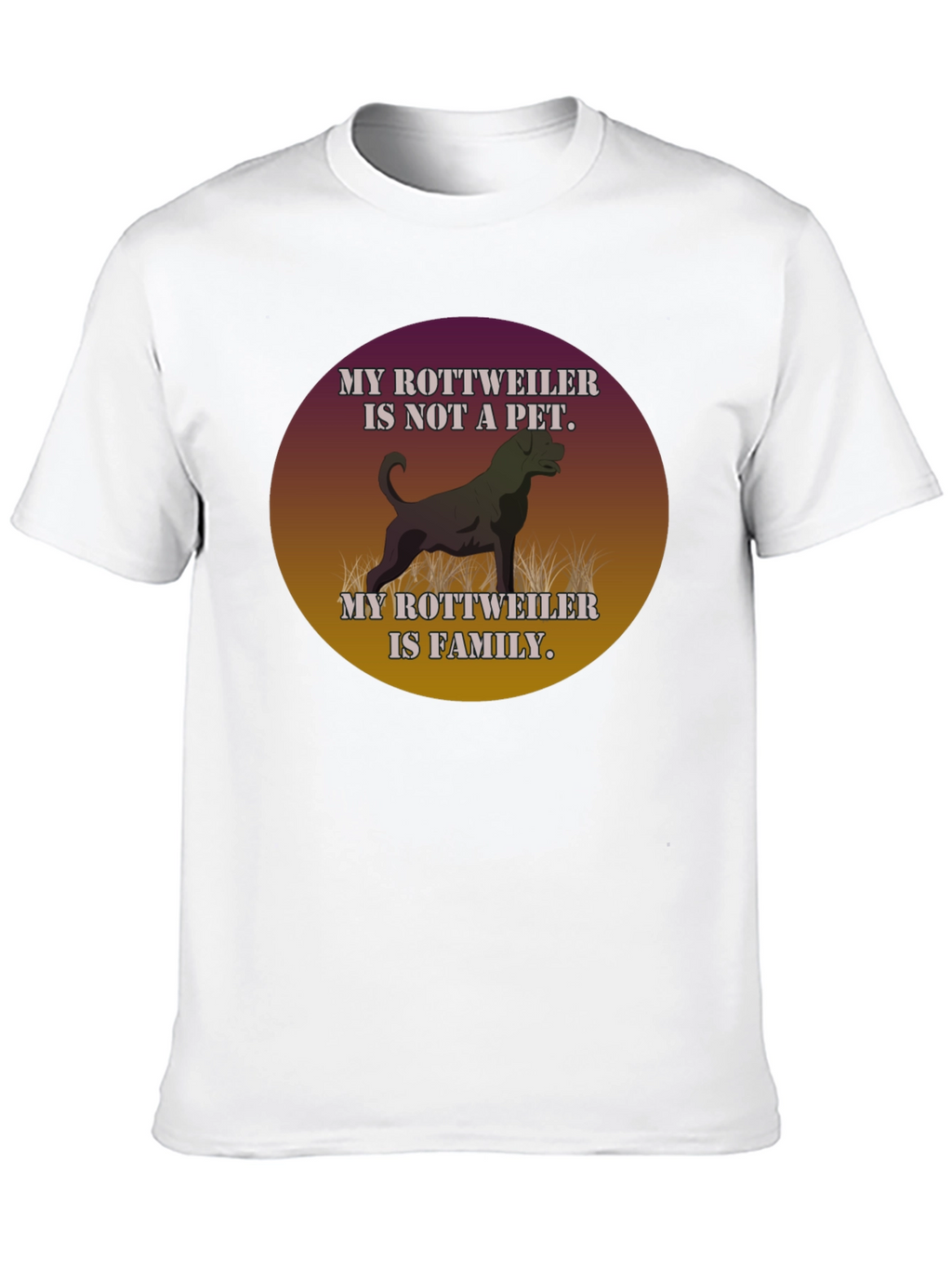 Rottweiler Family T-Shirt Dog Lover Tee