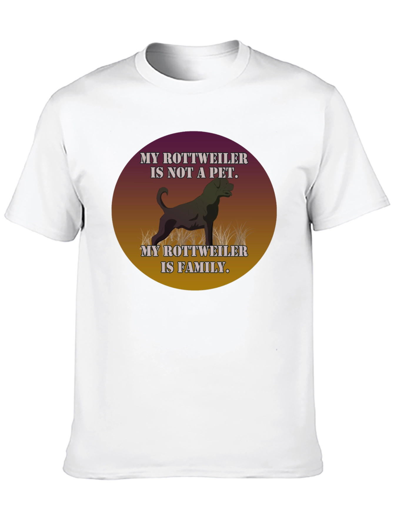 Rottweiler Family T-Shirt Dog Lover Tee