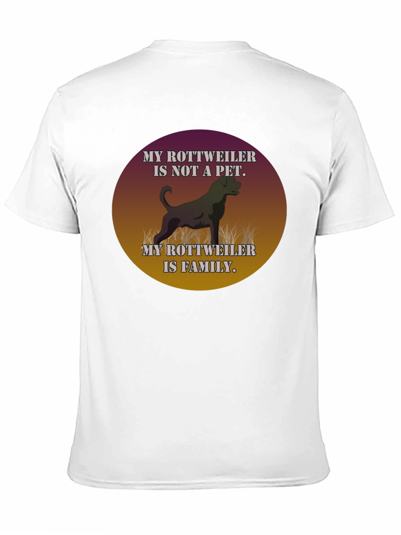 Rottweiler Family T-Shirt Dog Lover Tee