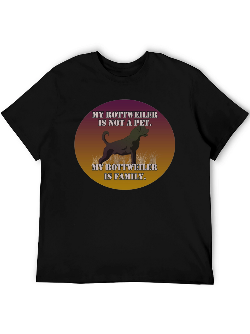 Rottweiler Family T-Shirt Dog Lover Tee
