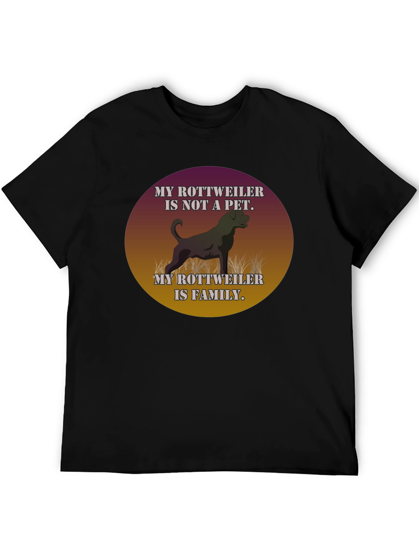 Rottweiler Family T-Shirt Dog Lover Tee