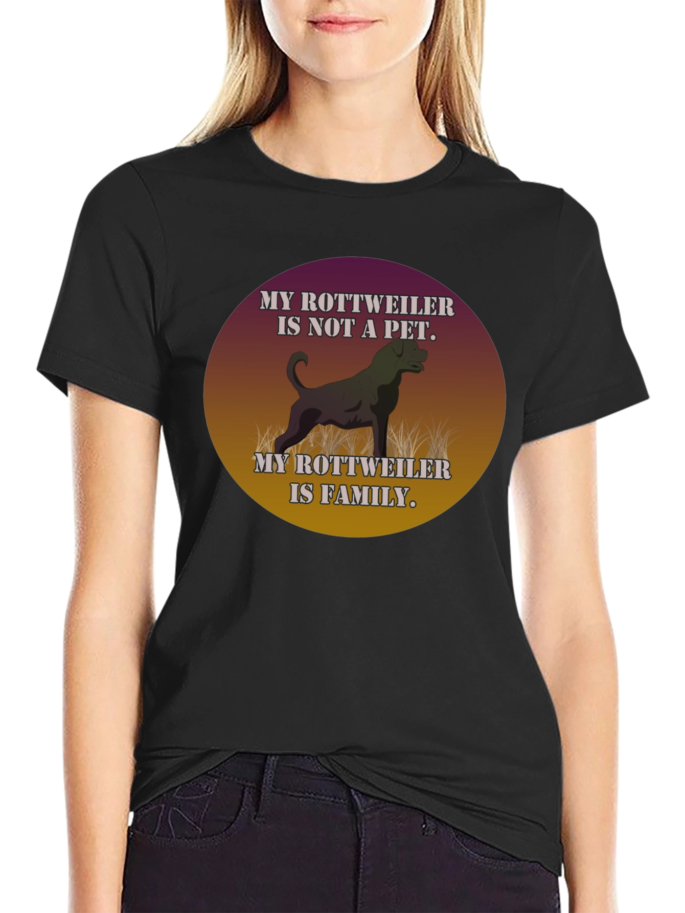 Rottweiler Family T-Shirt Dog Lover Tee