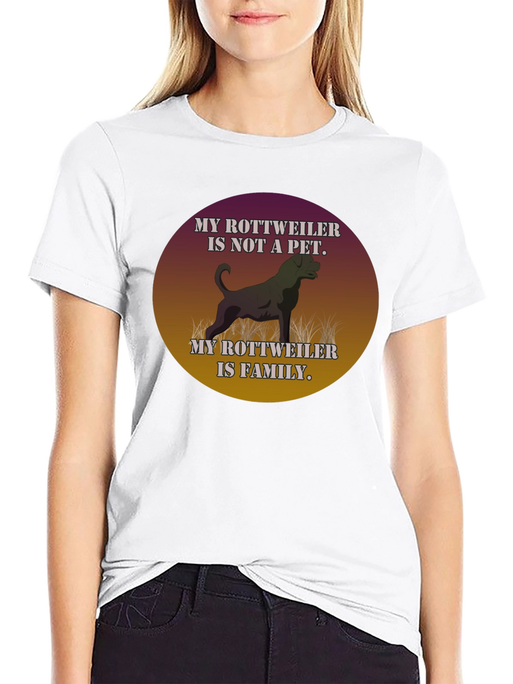 Rottweiler Family T-Shirt Dog Lover Tee