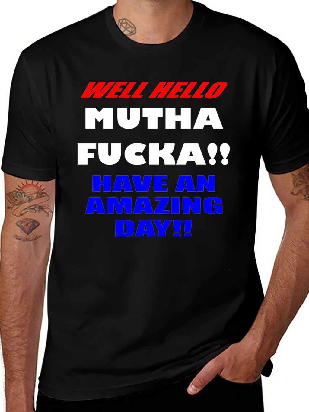 Well Hello Funny Graphic T-Shirt