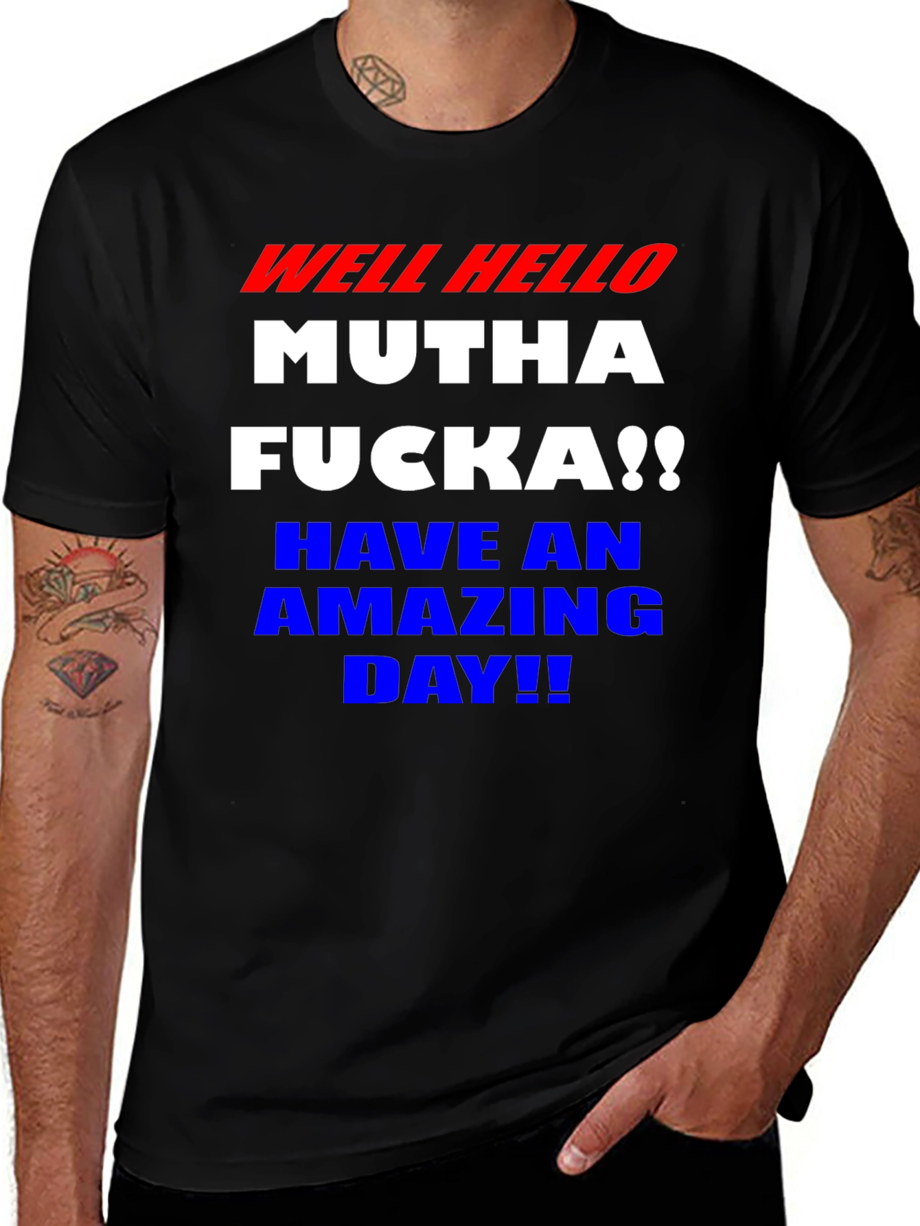 Well Hello Funny Graphic T-Shirt