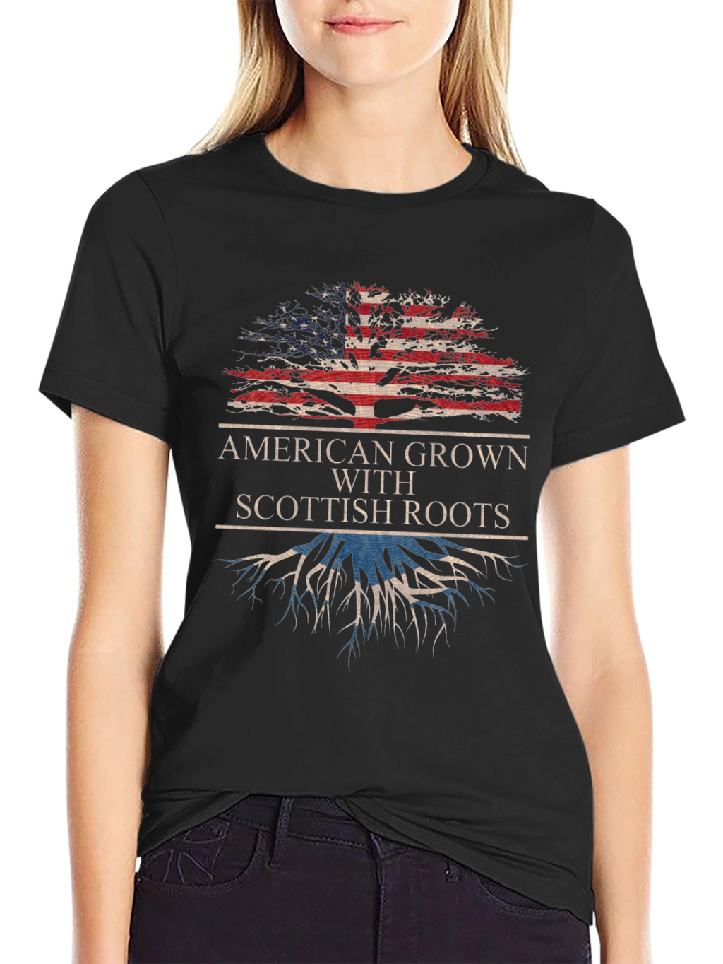 American Grown Scottish Roots T-Shirt