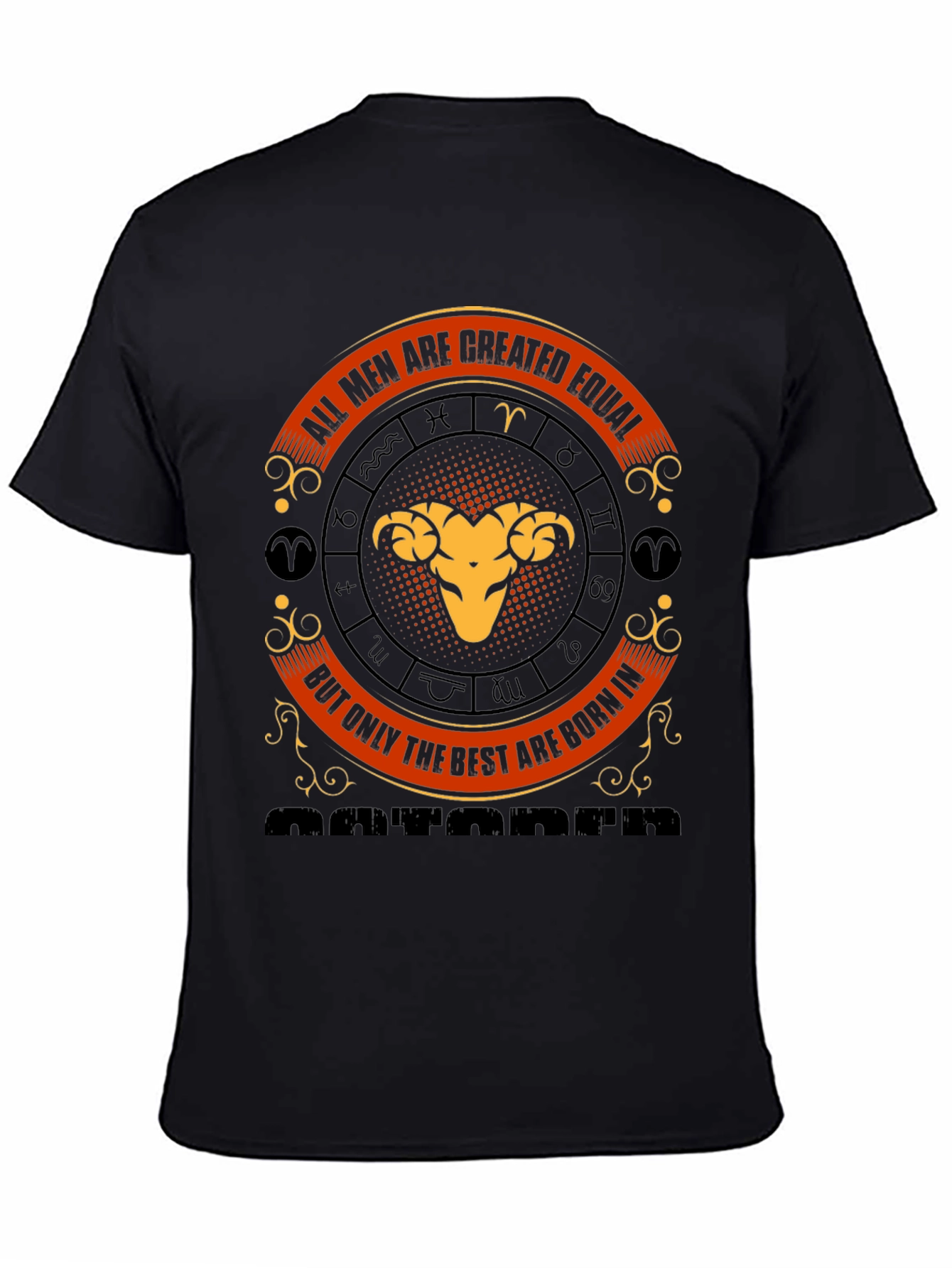 Aries Zodiac T-Shirt - Best Men Born in March April Tee
