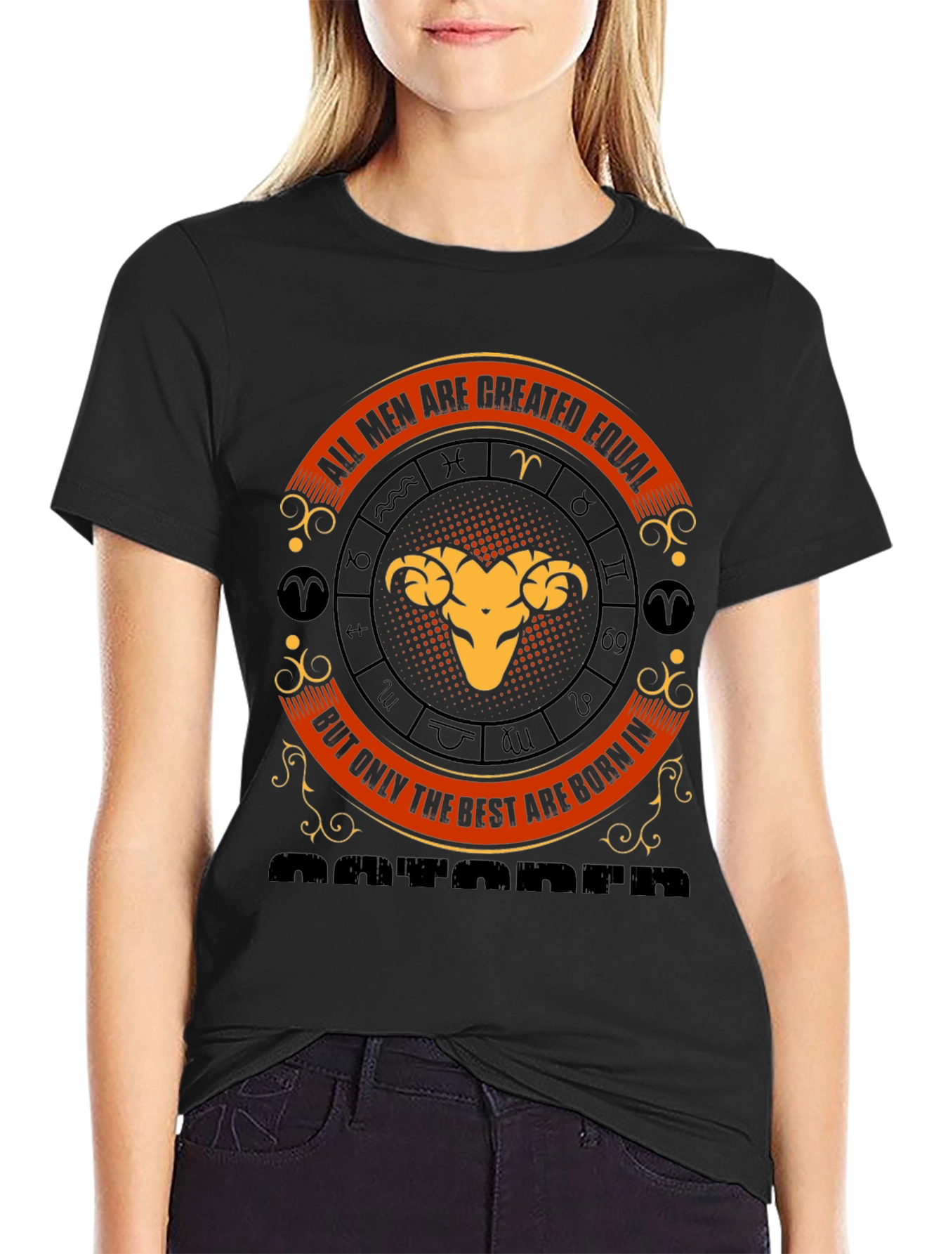 Aries Zodiac T-Shirt - Best Men Born in March April Tee