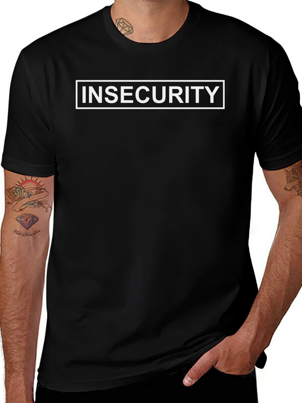 Insecurity Graphic Tee - Bold Statement Shirt