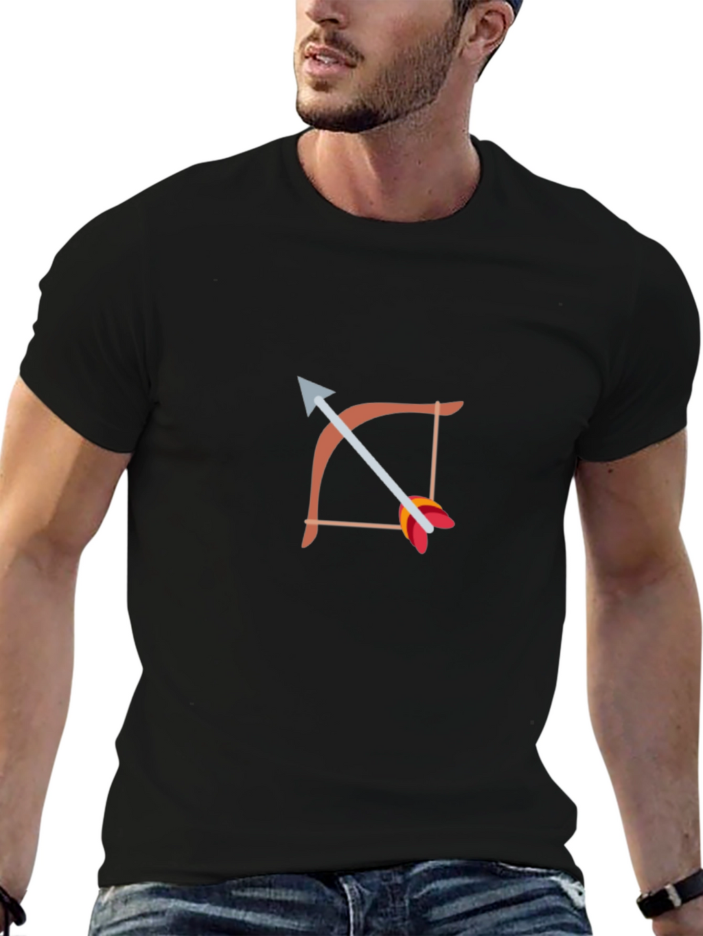 Archery Bow & Arrow Graphic Tee