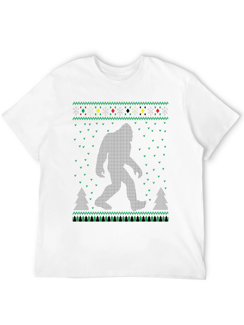 Bigfoot Ugly Christmas Sweater T-Shirt