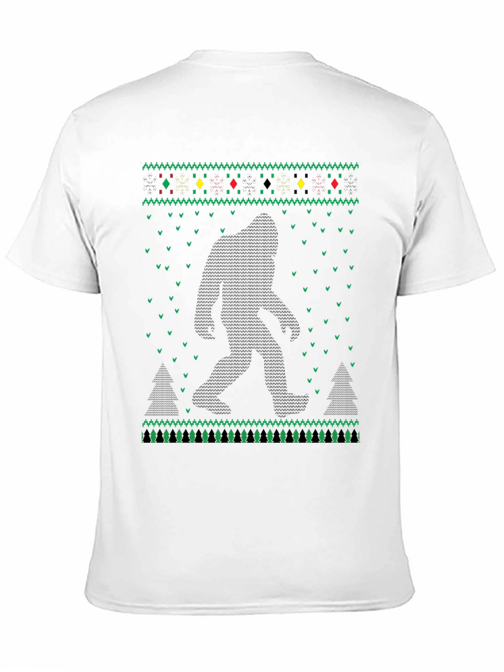 Bigfoot Ugly Christmas Sweater T-Shirt