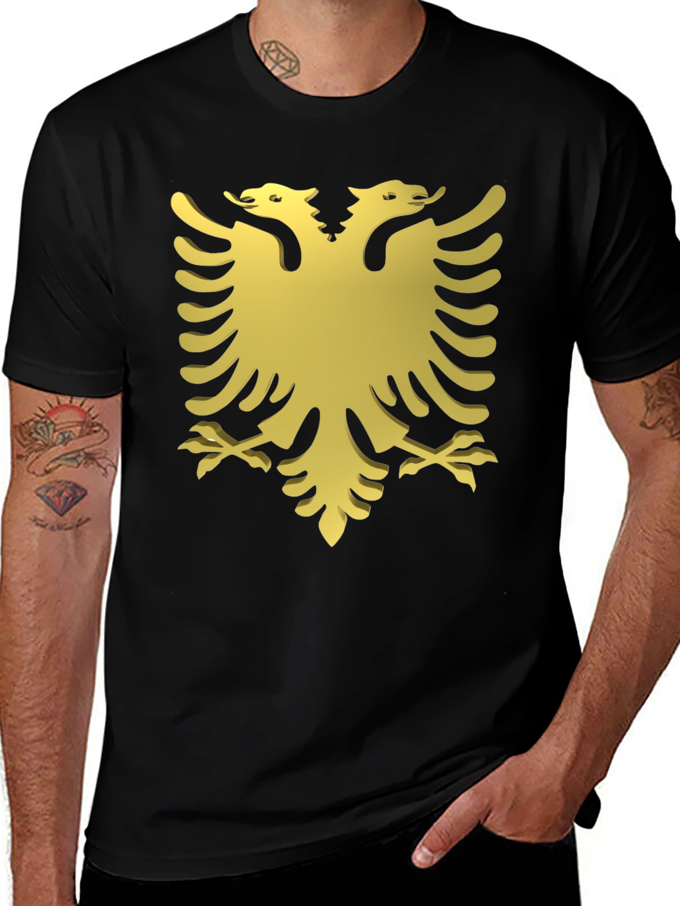 Albanian Eagle Graphic T-Shirt - Stylish & Unique