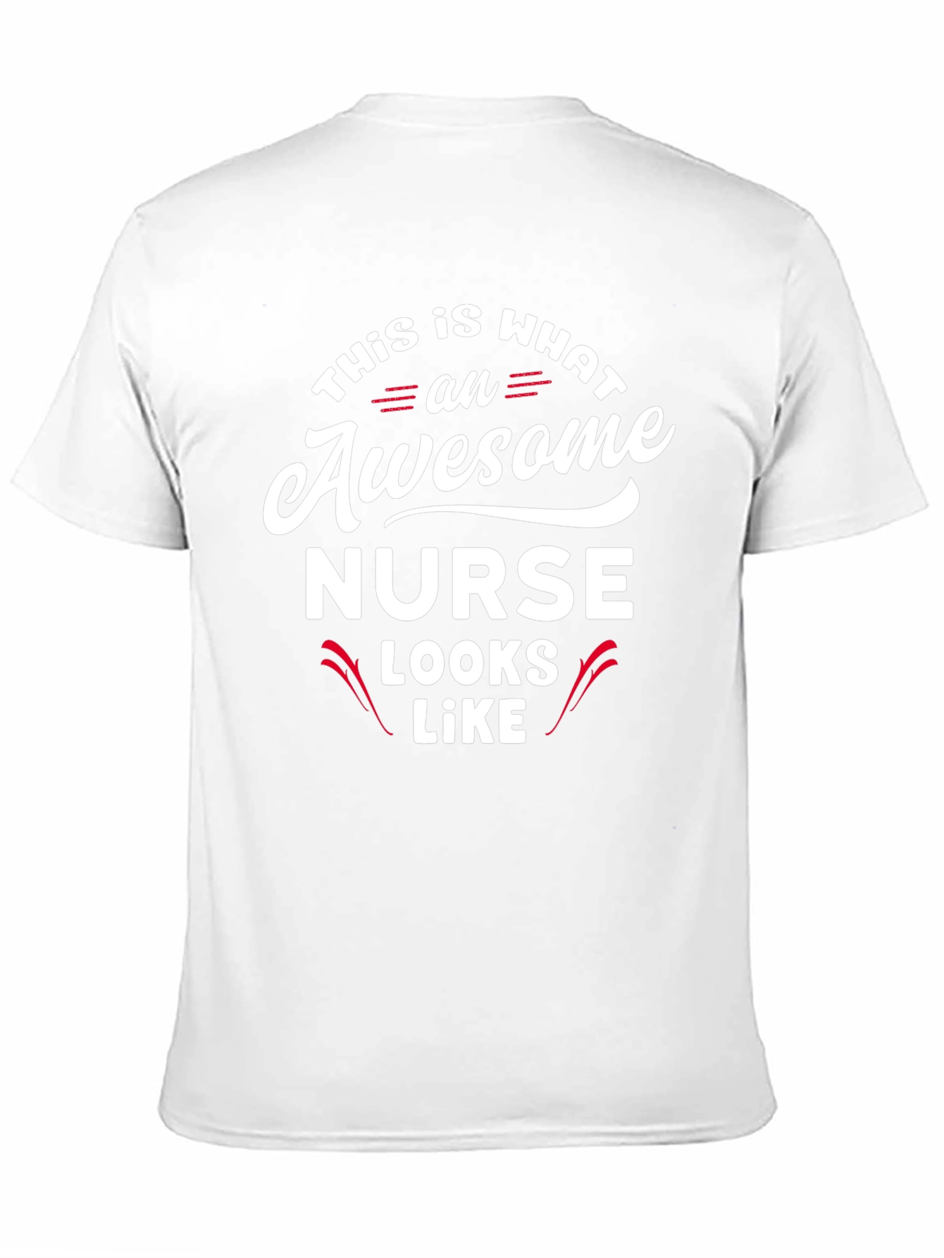 Awesome Nurse Graphic T-Shirt - Black