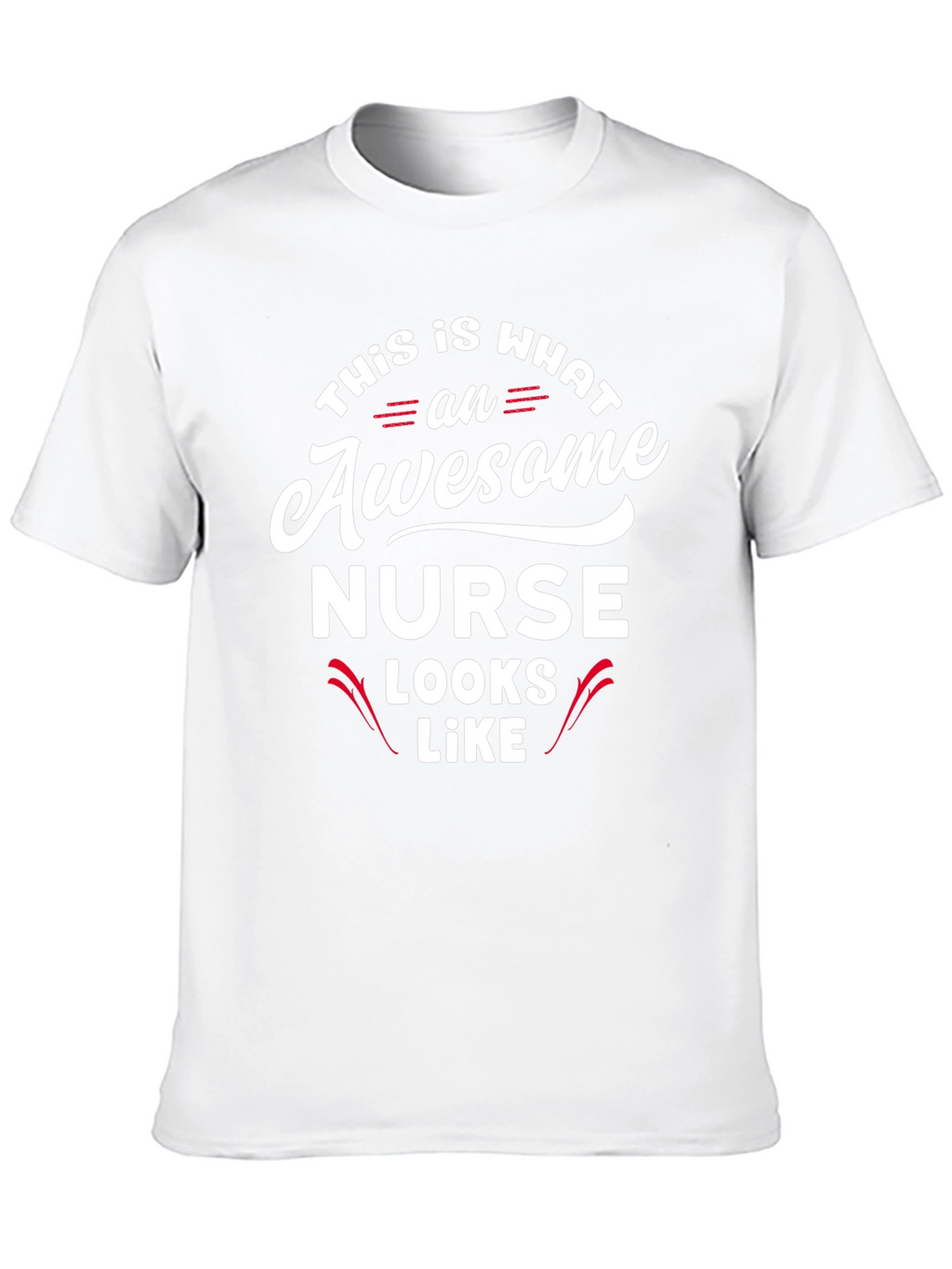 Awesome Nurse Graphic T-Shirt - Black
