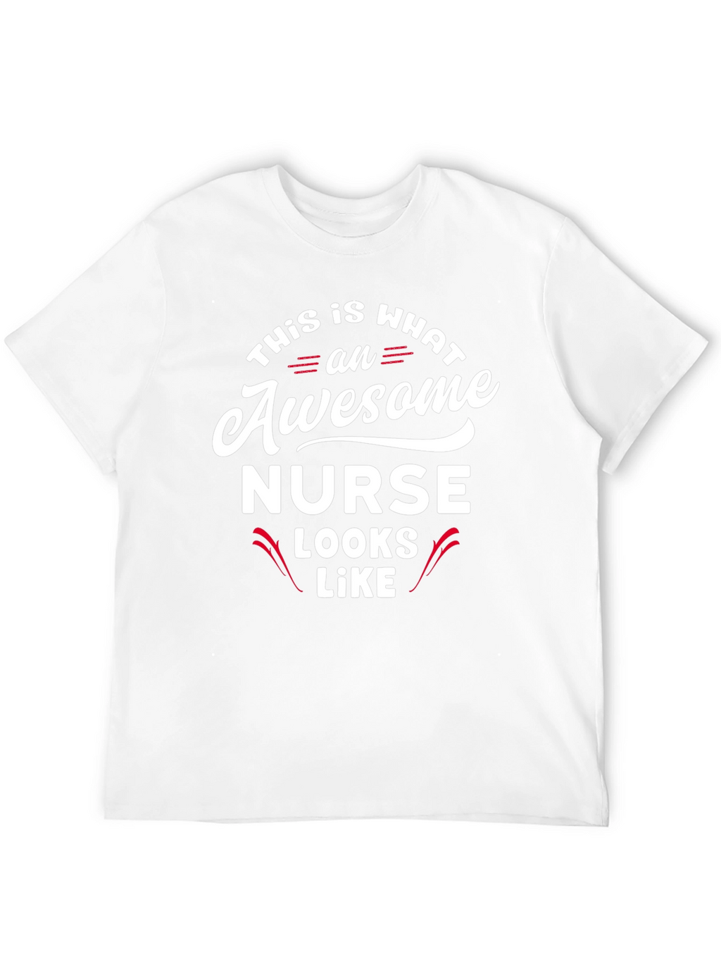 Awesome Nurse Graphic T-Shirt - Black