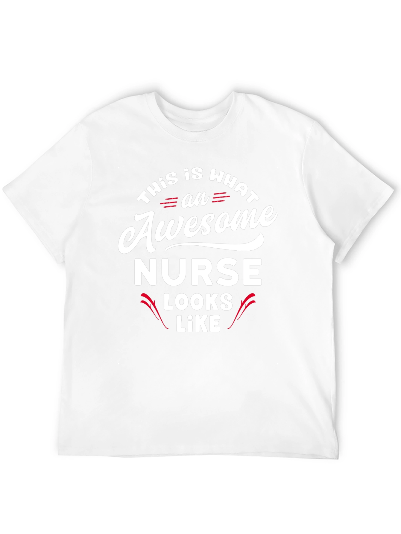 Awesome Nurse Graphic T-Shirt - Black