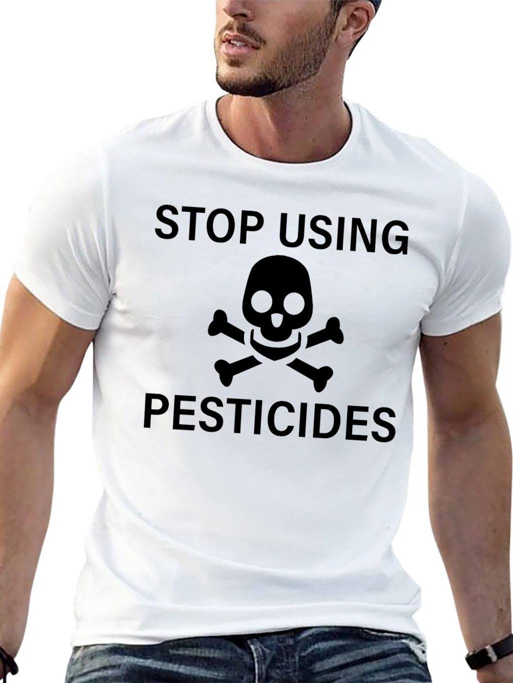 Stop Using Pesticides T-Shirt - Eco Friendly!