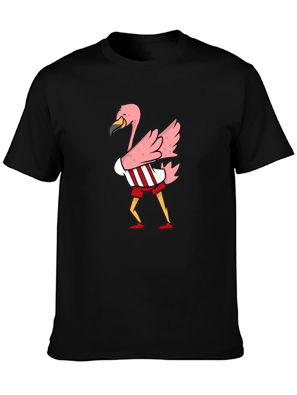 Flamingo Cartoon Graphic T-Shirt