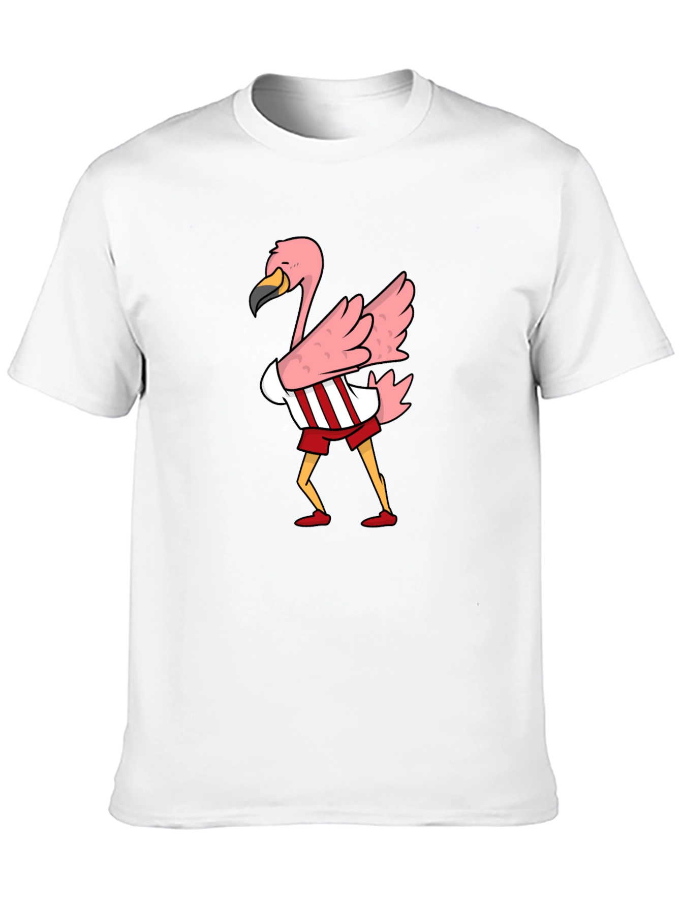 Flamingo Cartoon Graphic T-Shirt