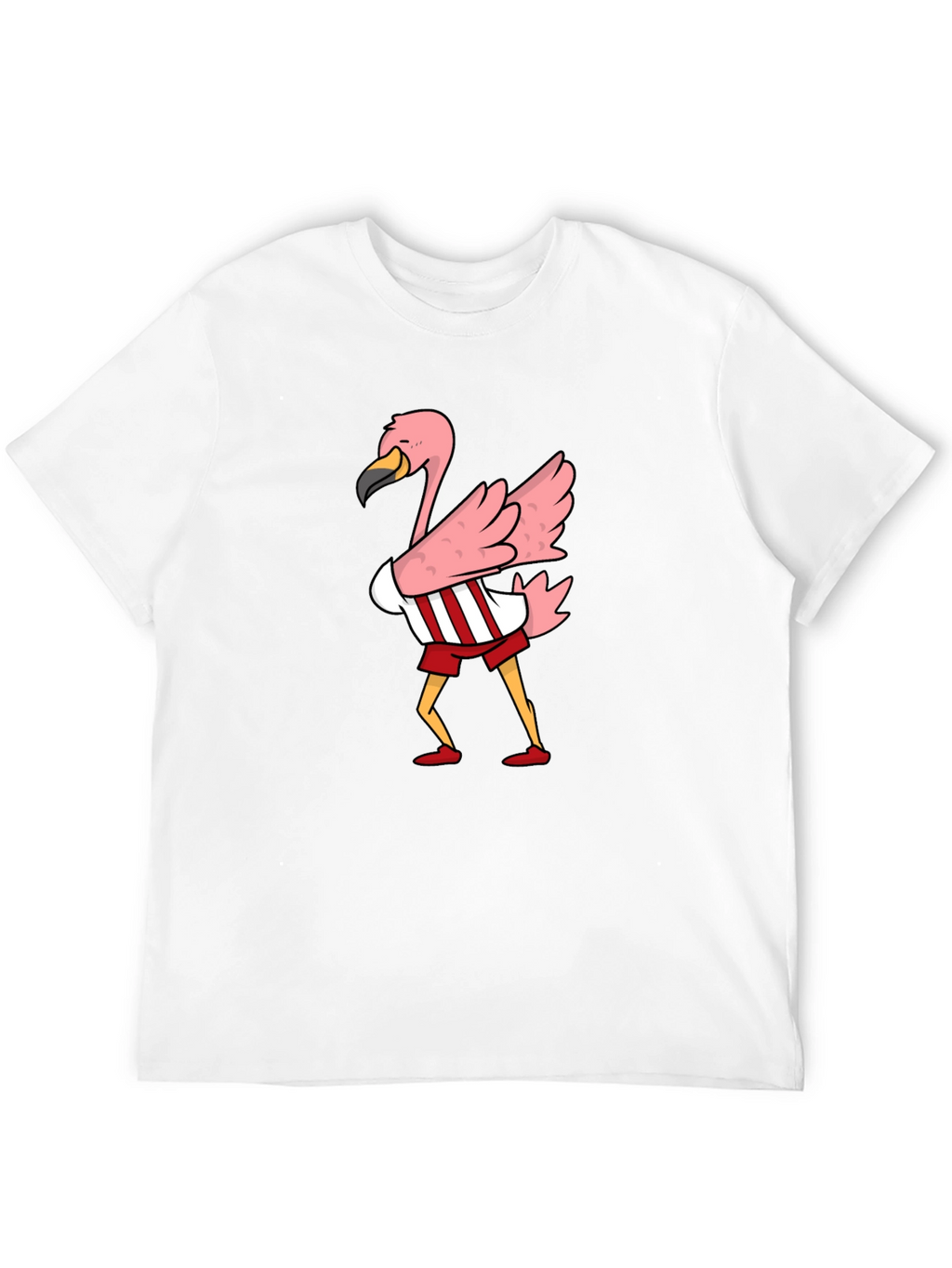 Flamingo Cartoon Graphic T-Shirt