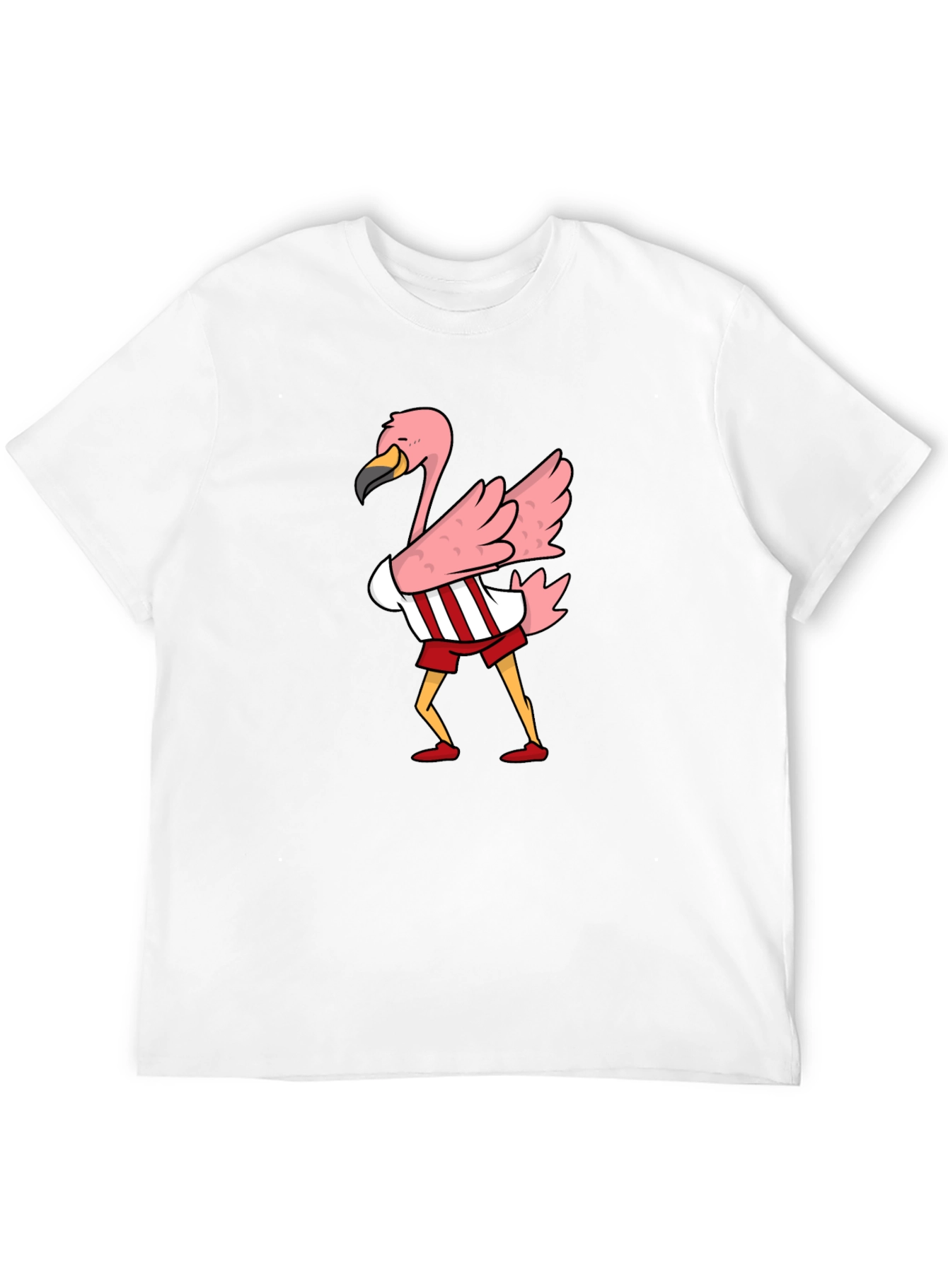 Flamingo Cartoon Graphic T-Shirt