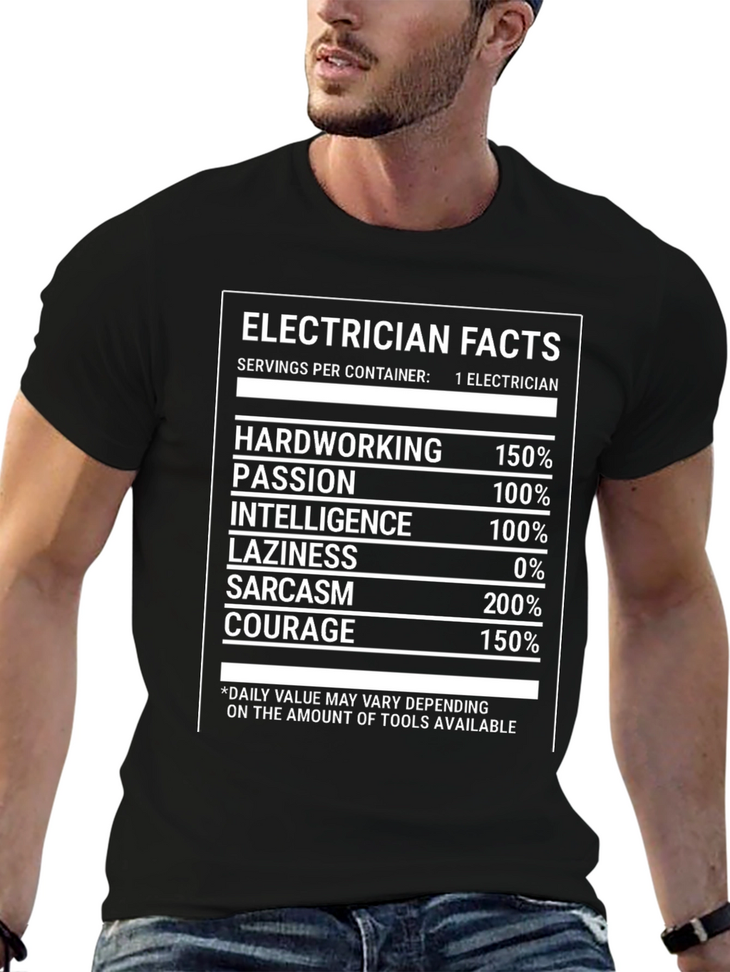 Electrician Facts Graphic T-Shirt
