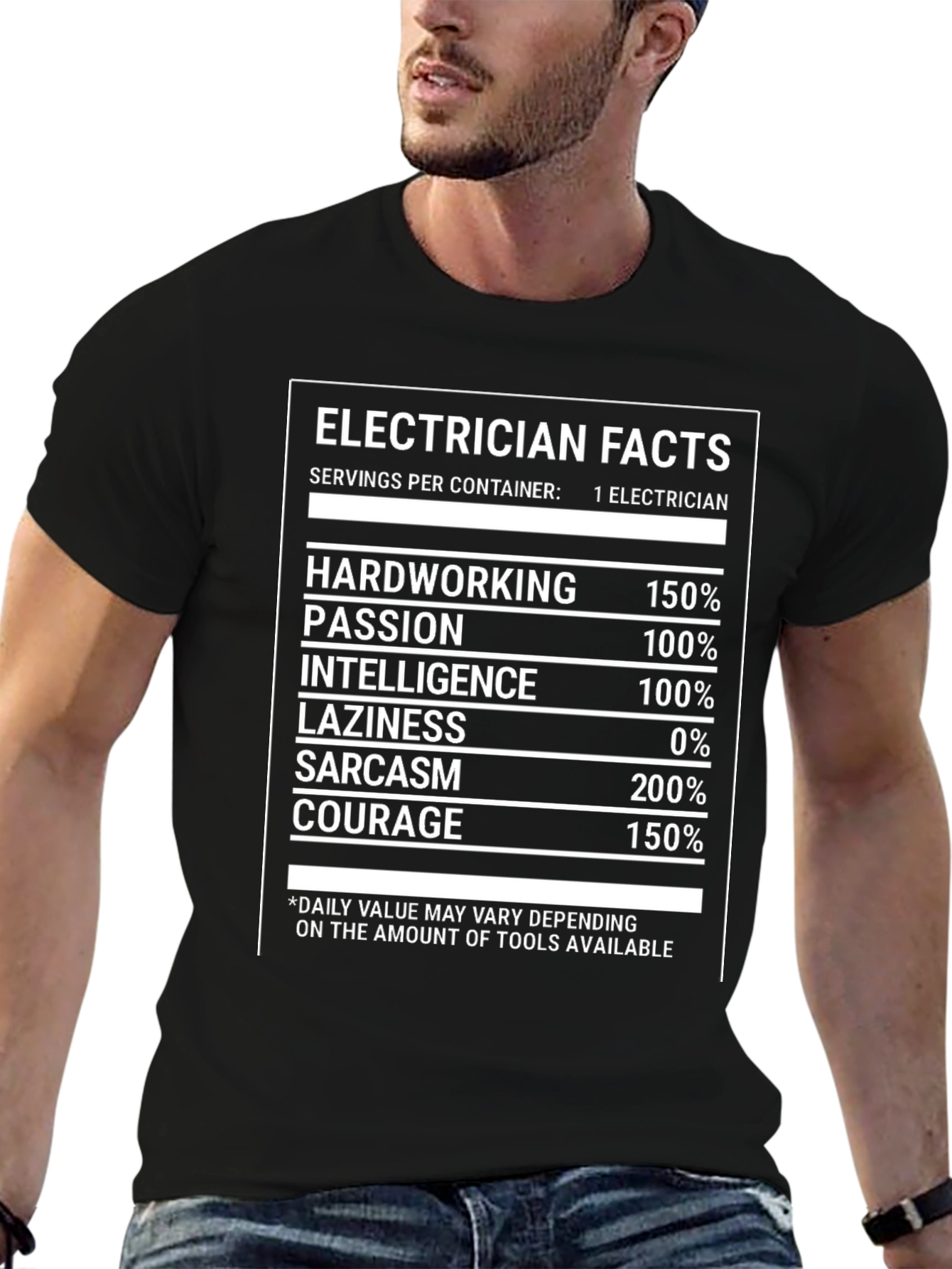 Electrician Facts Graphic T-Shirt