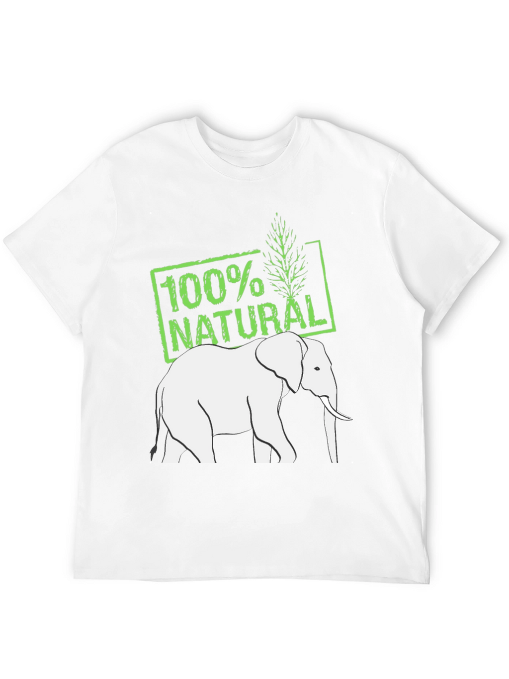 100% Natural Elephant T-Shirt