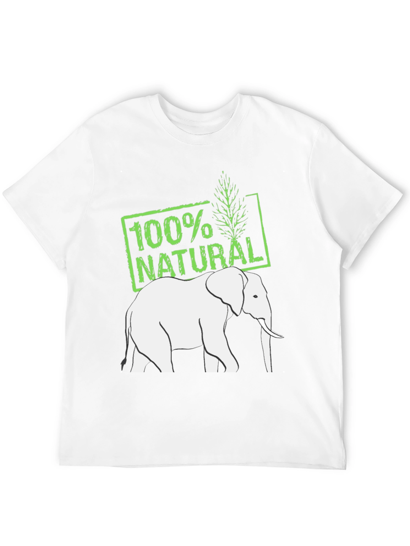 100% Natural Elephant T-Shirt
